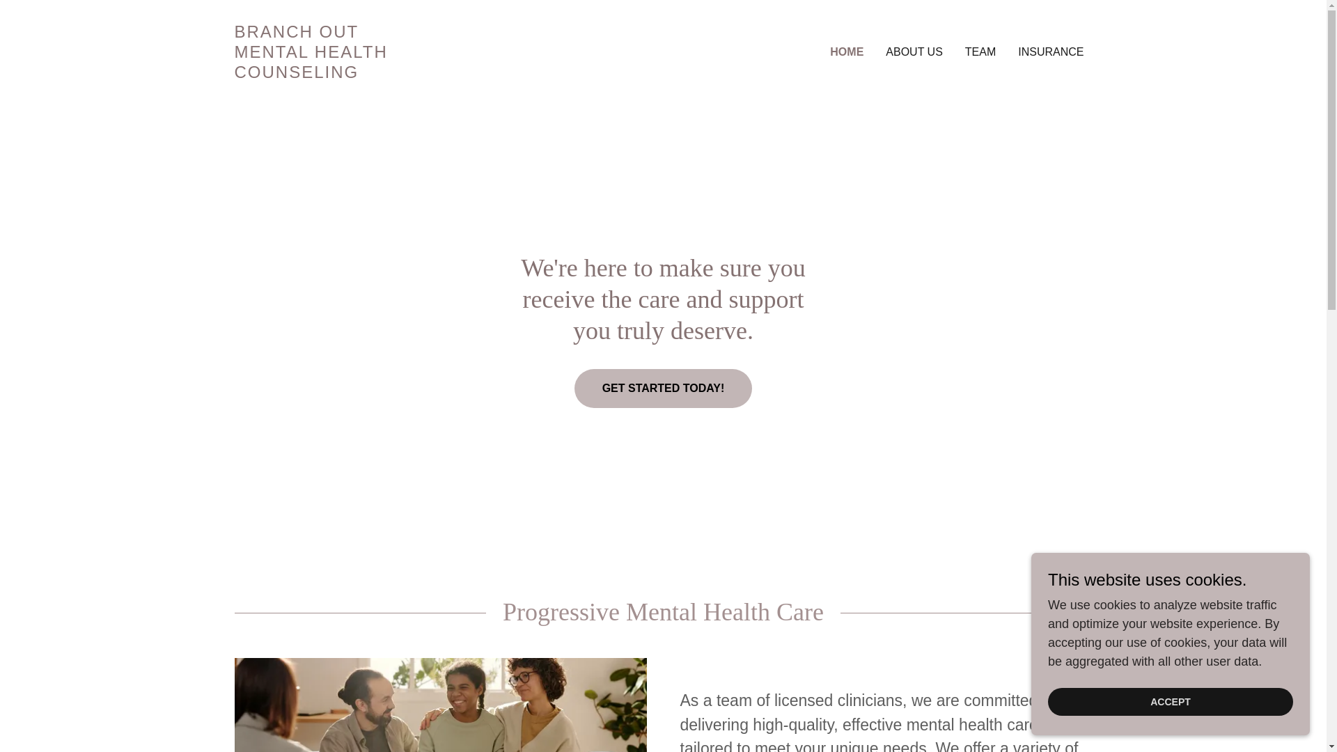 website screenshot of https://branchoutmhc.com/
