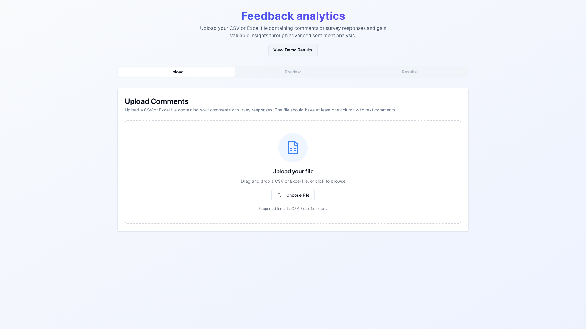 website screenshot of https://feedbackanalytic.com/