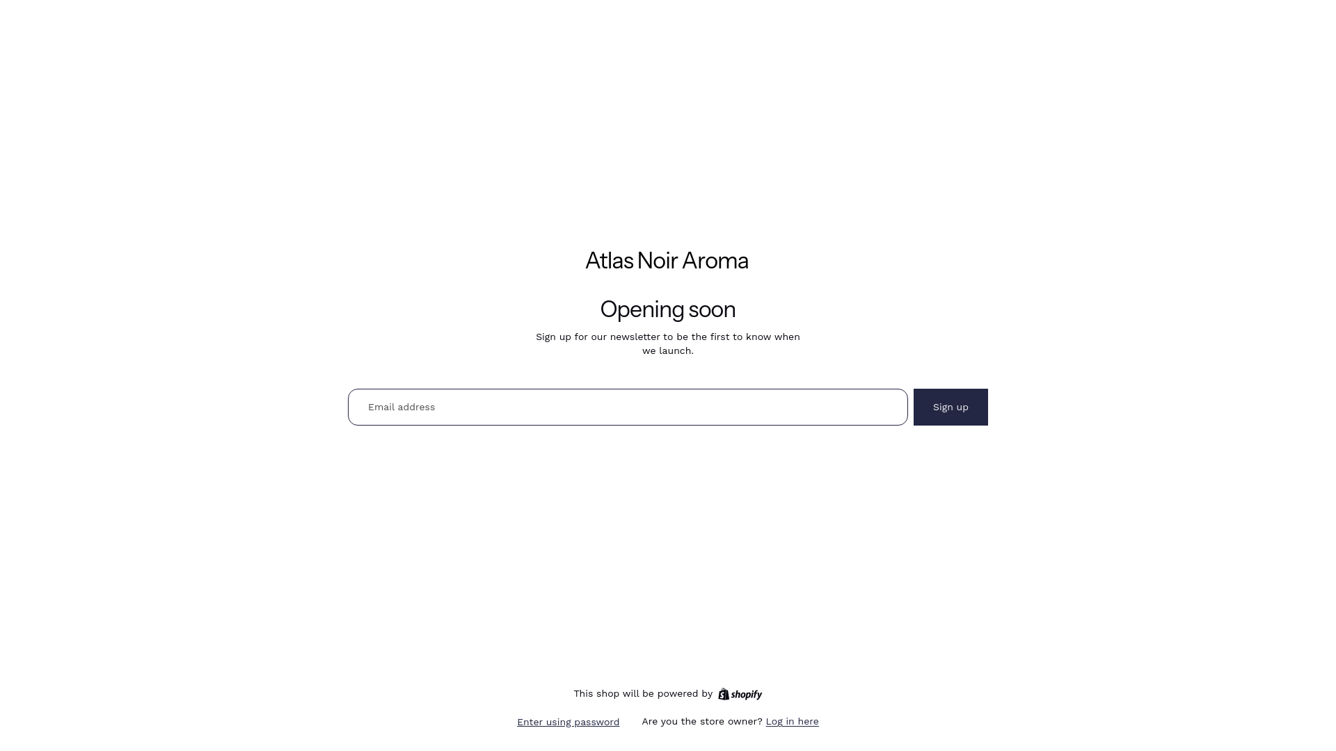 website screenshot of https://atlasnoiraroma.ca/
