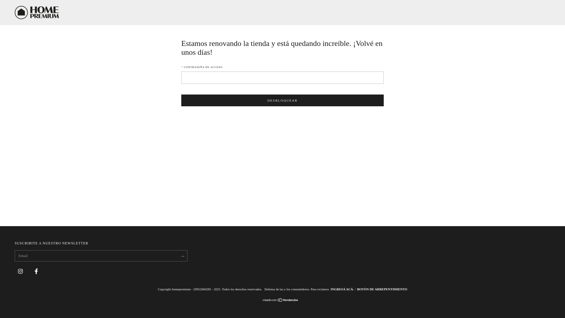 website screenshot of https://homepremium.com.ar/
