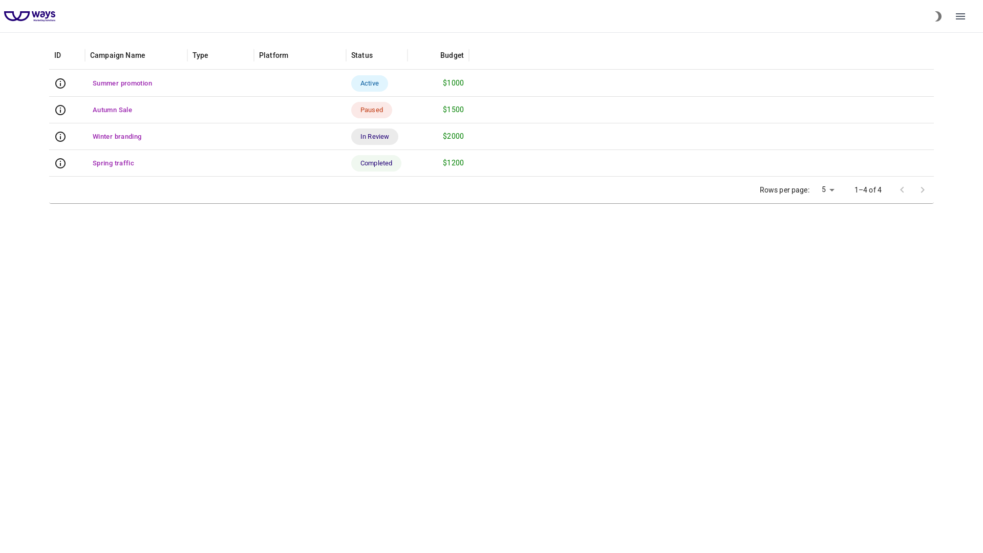 website screenshot of https://eways-teams-portal.pages.dev/