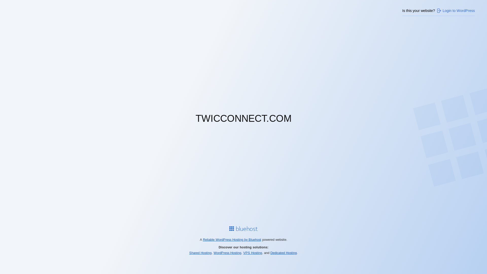 website screenshot of https://twicconnect.com/