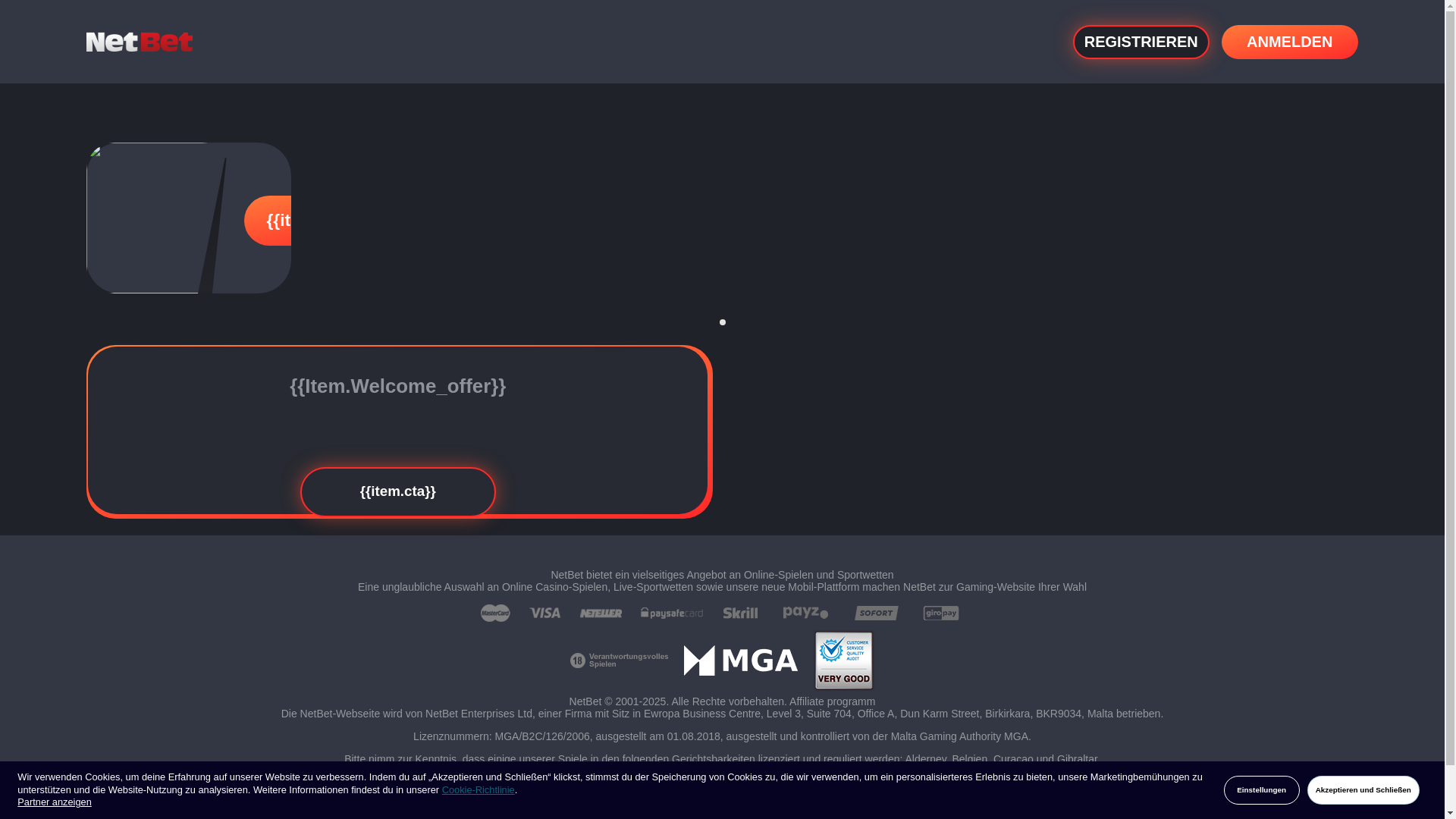 website screenshot of https://netbetcasino.live/