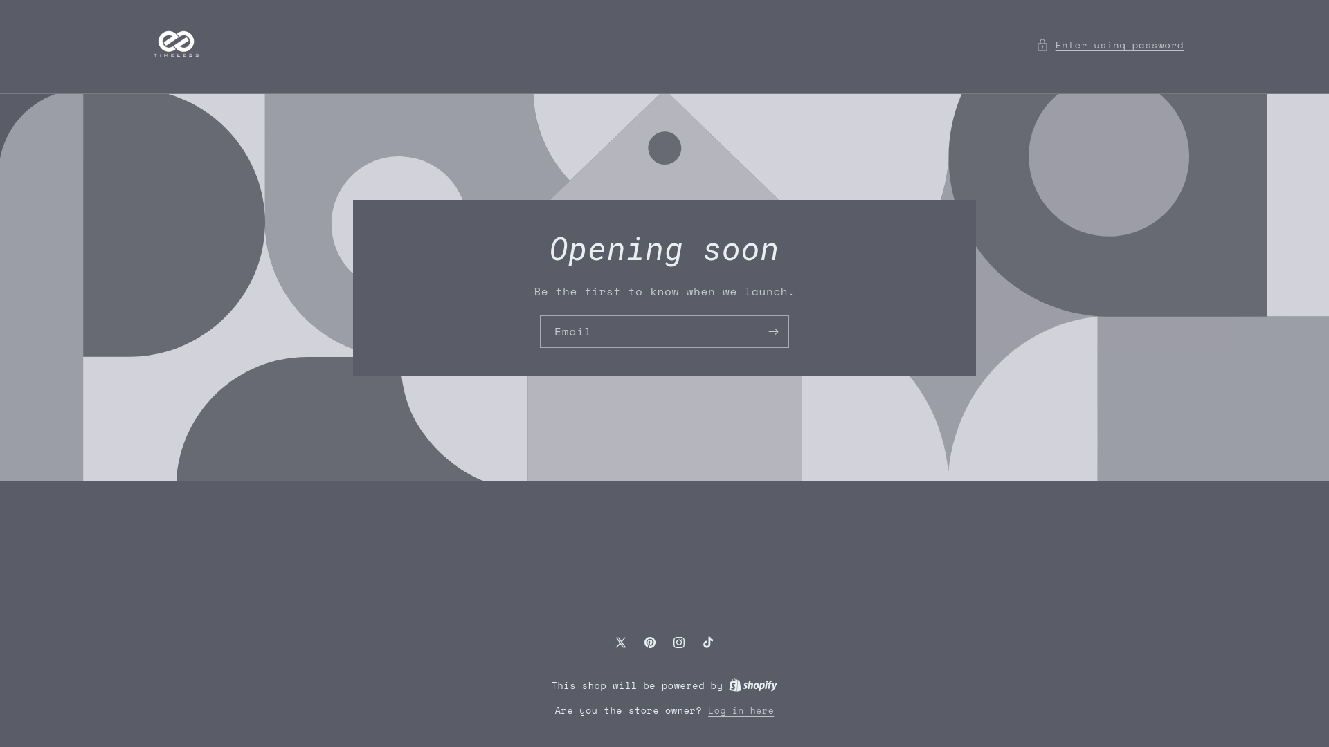 website screenshot of https://ejtimeless.com/
