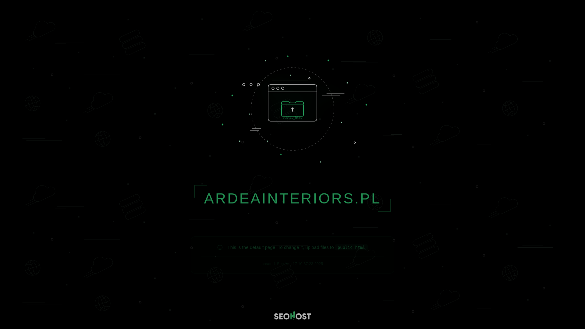 website screenshot of https://ardeainteriors.pl/