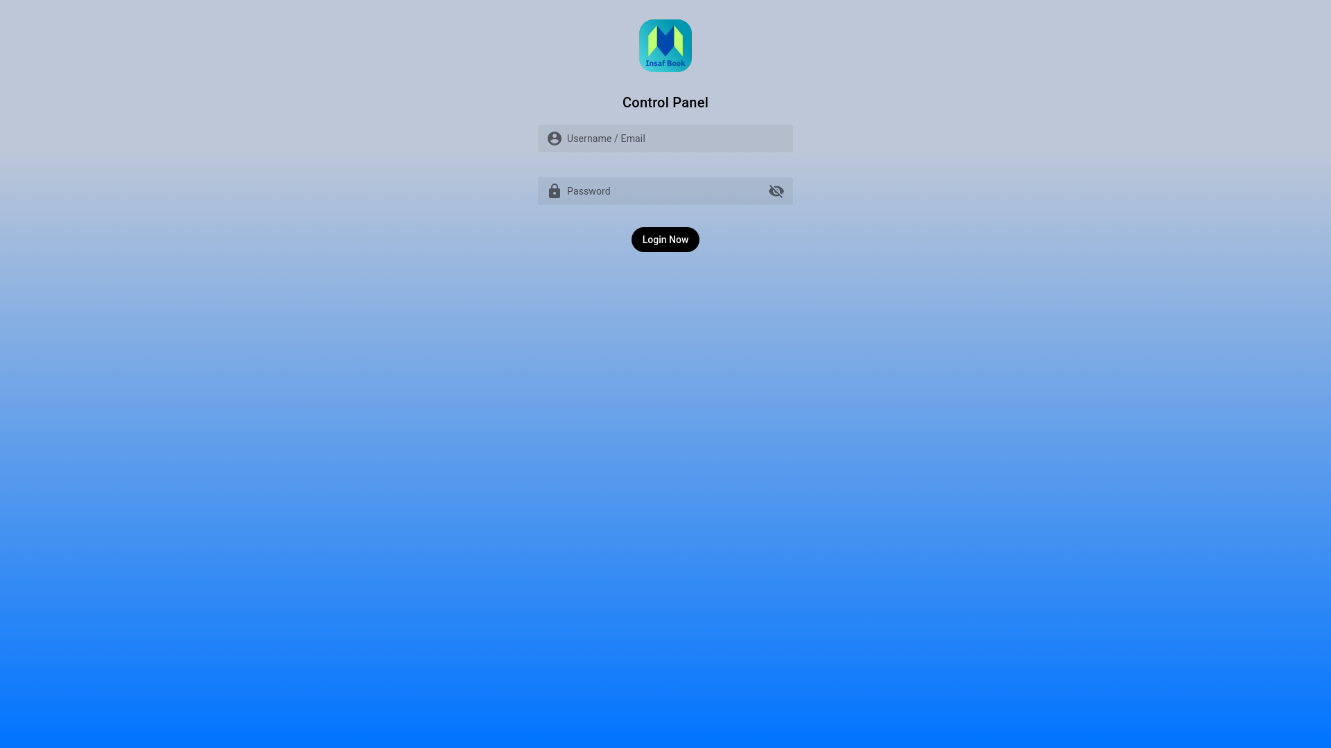 website screenshot of https://back-office-vue.pages.dev/