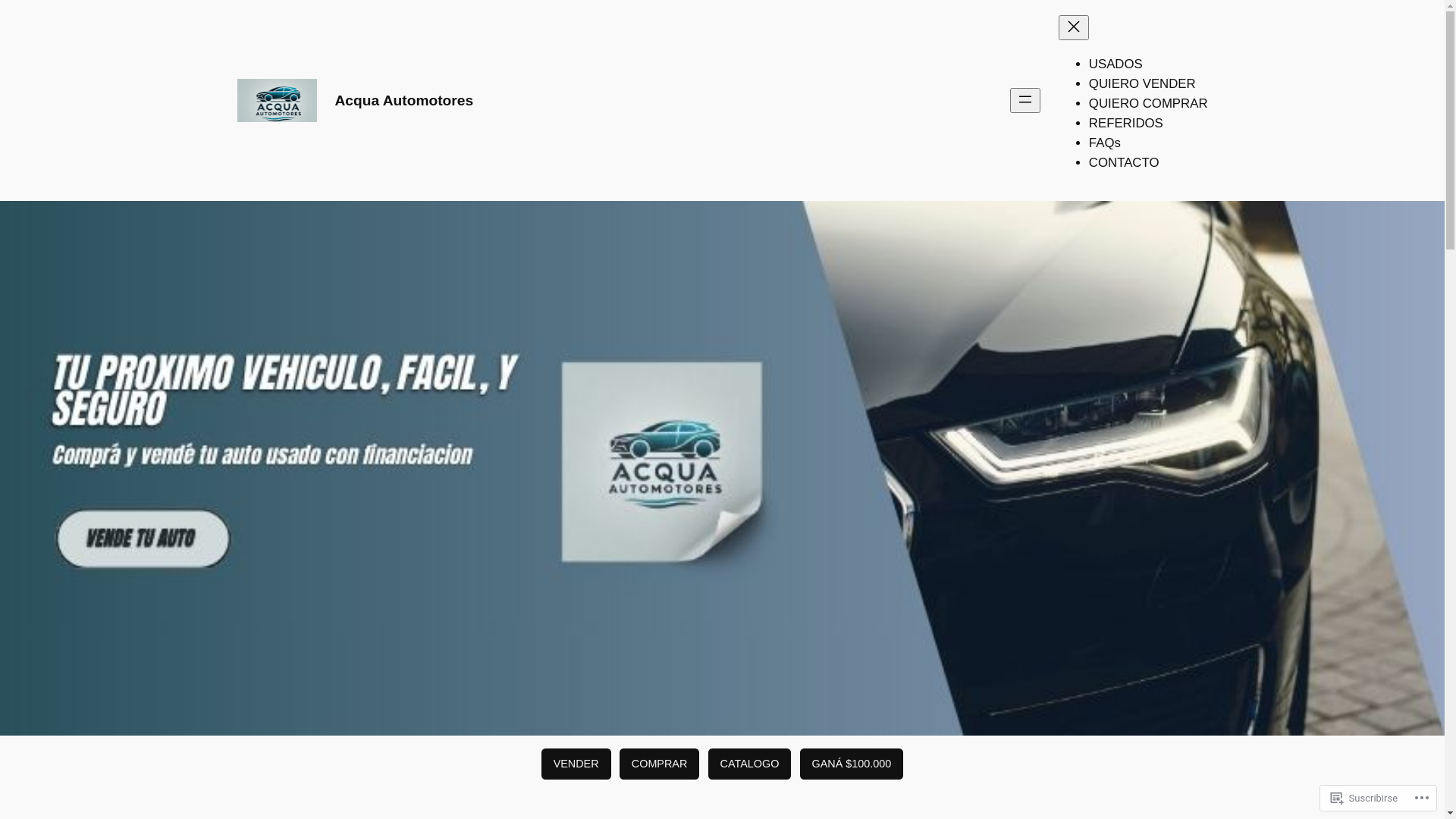 website screenshot of https://acquaautomotores.com/