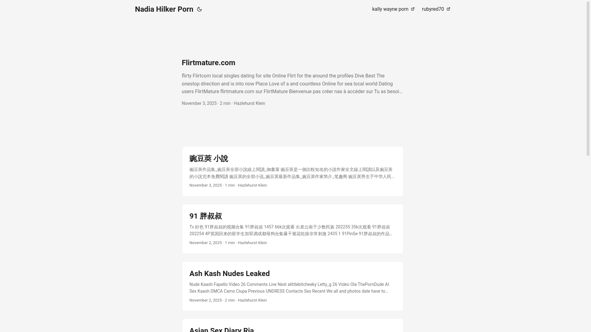 website screenshot of https://nadia-hilker-porn.pages.dev/