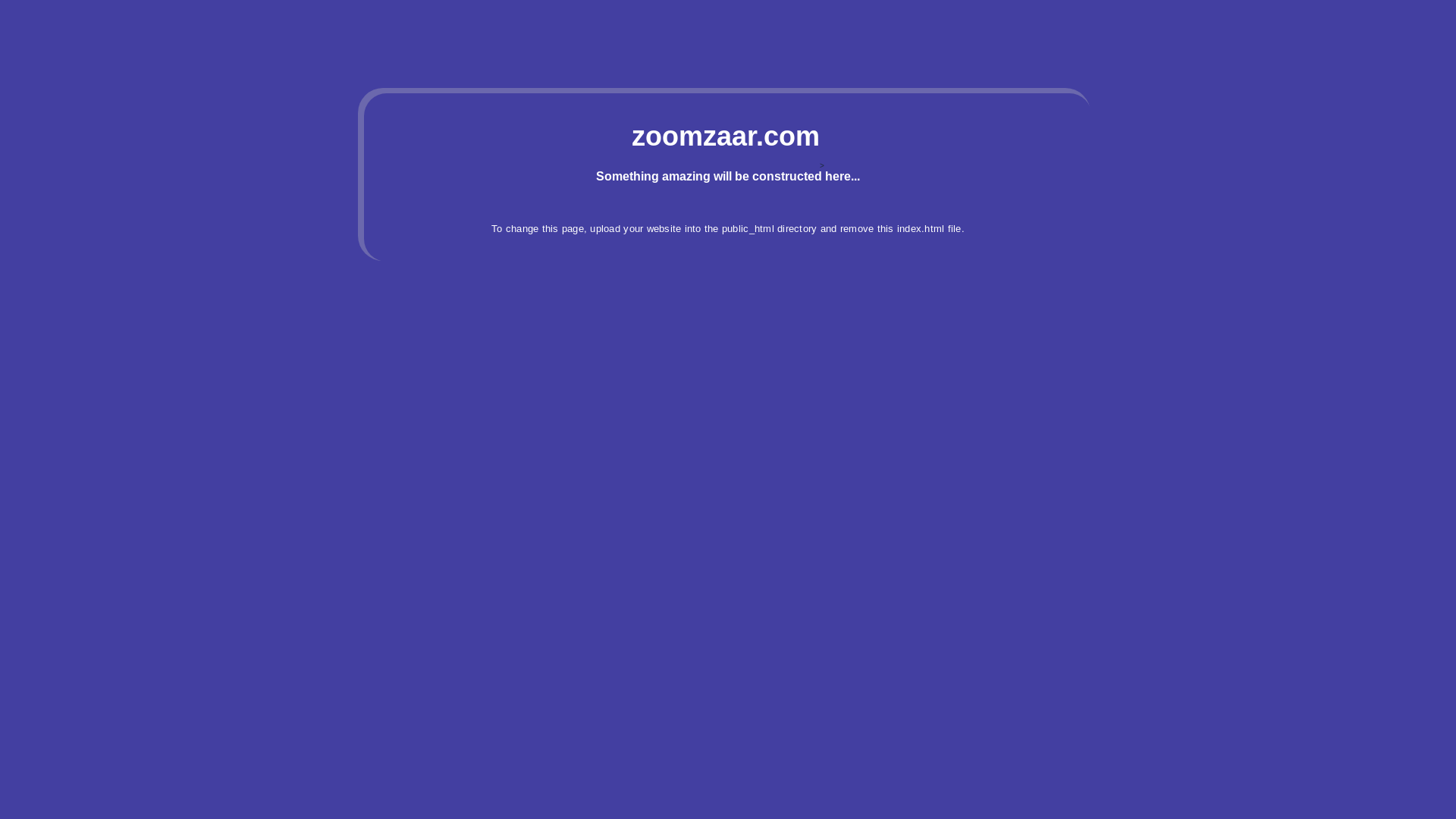 website screenshot of https://zoomzaar.com/