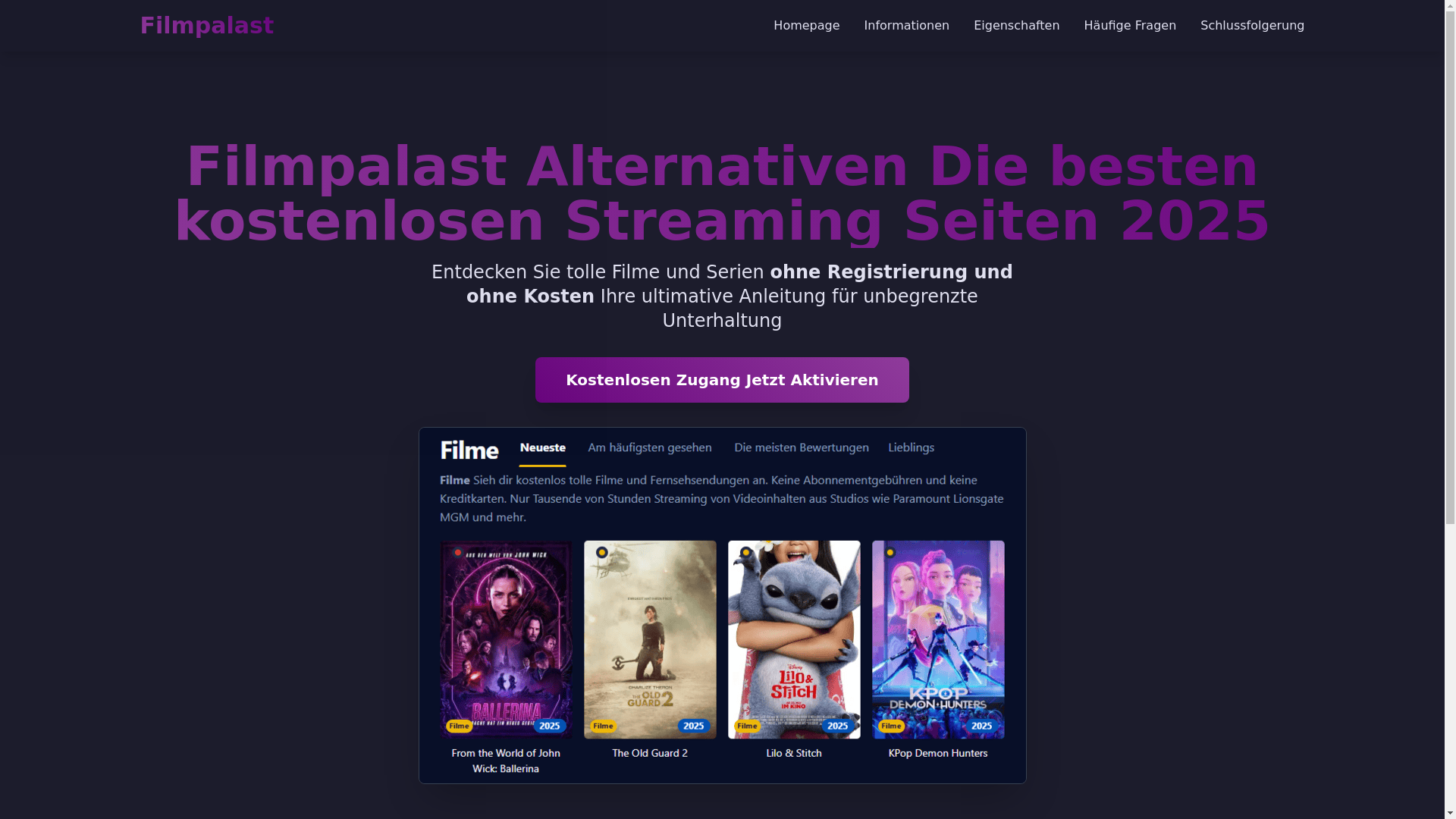 website screenshot of https://filmpalast-3tde.pages.dev/