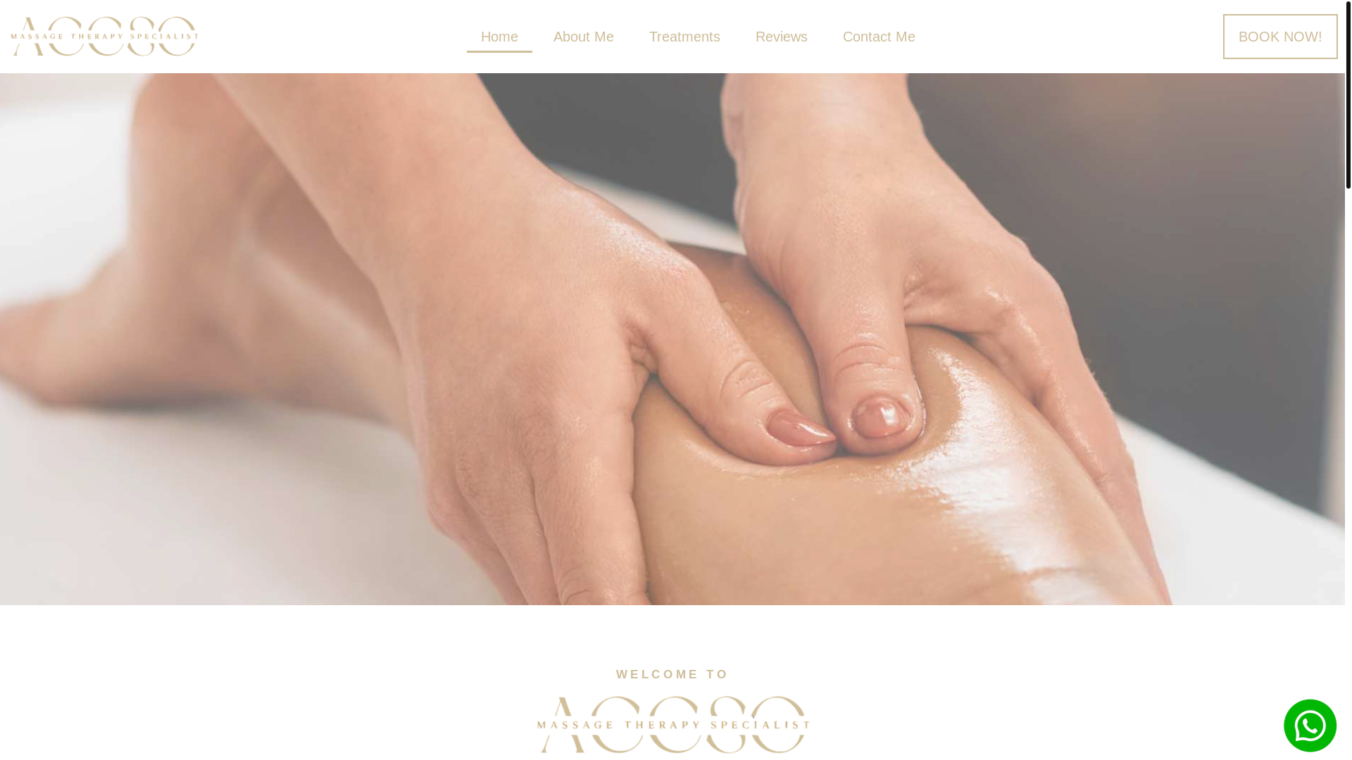website screenshot of https://acesomassagetherapy.co.uk/