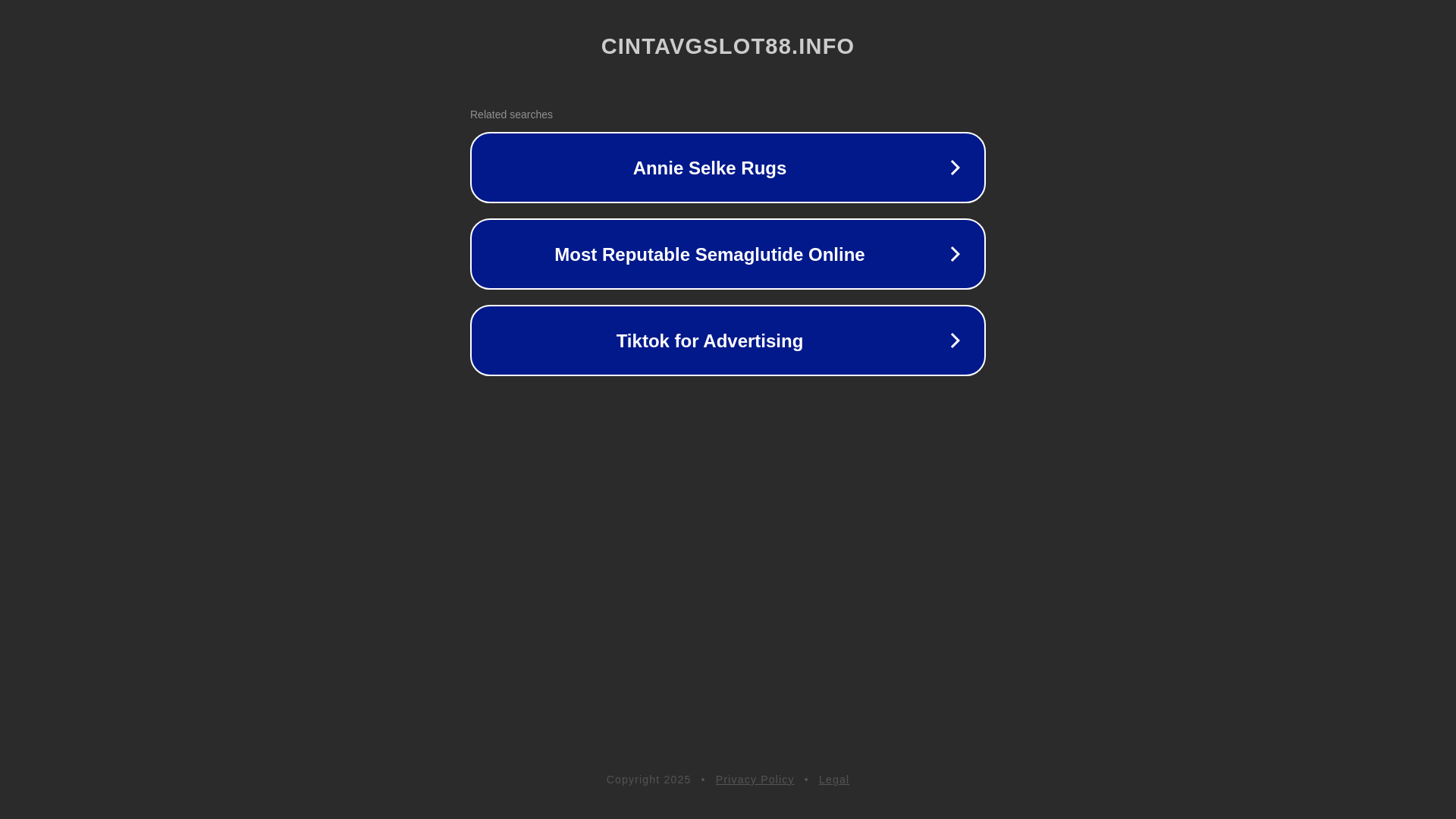 website screenshot of https://cintavgslot88.info/