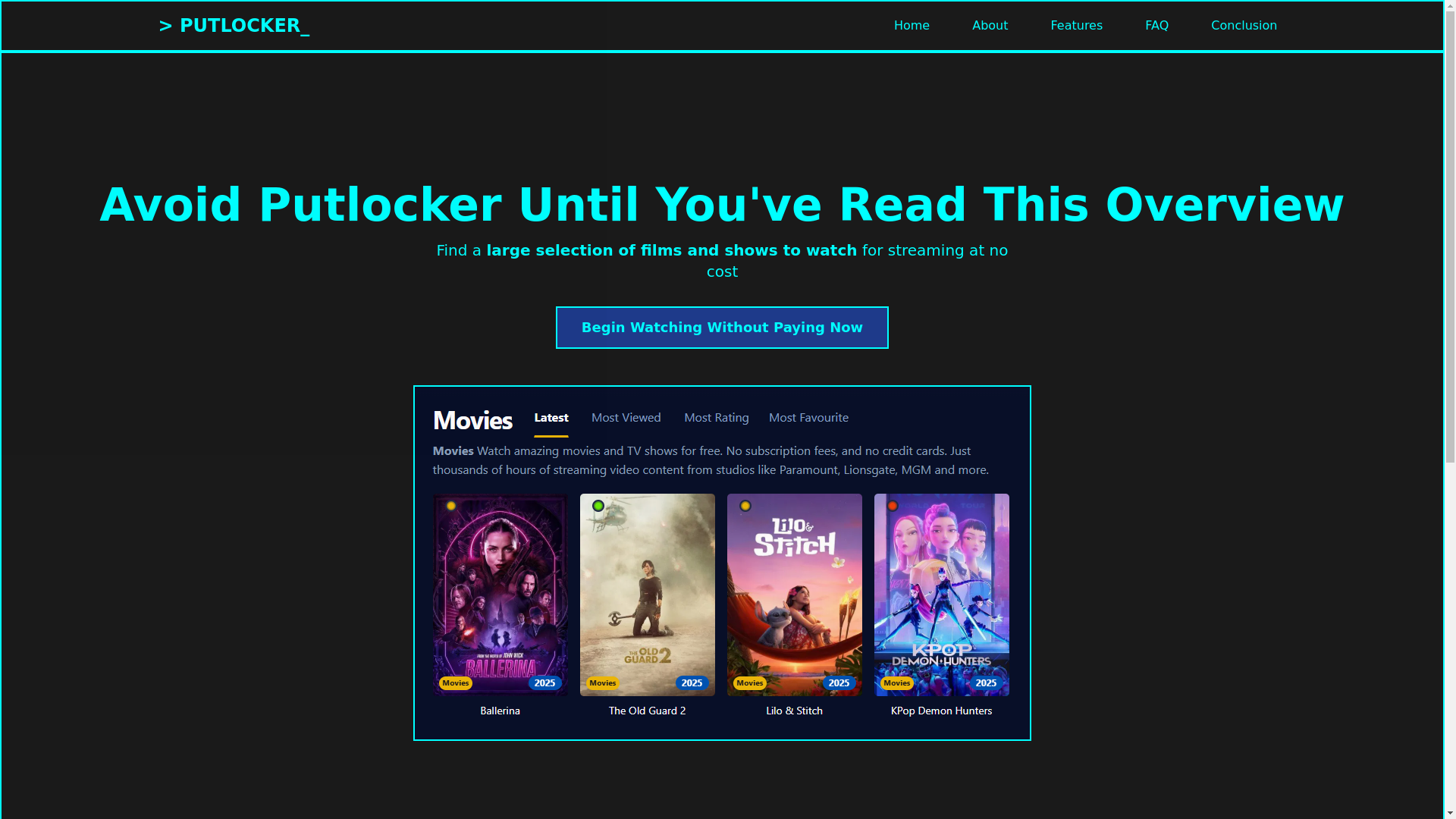 website screenshot of https://putlocker-9m4u.pages.dev/