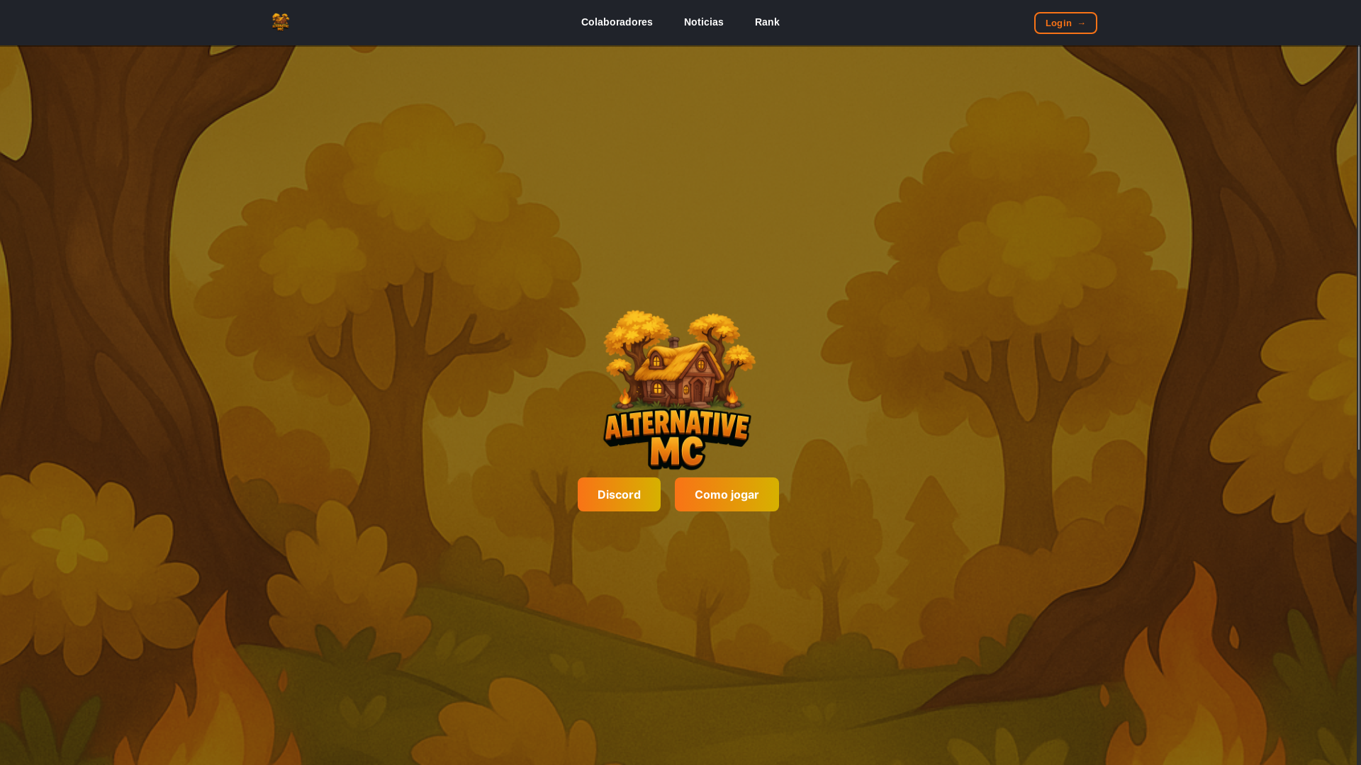 website screenshot of https://alternativemc.in/