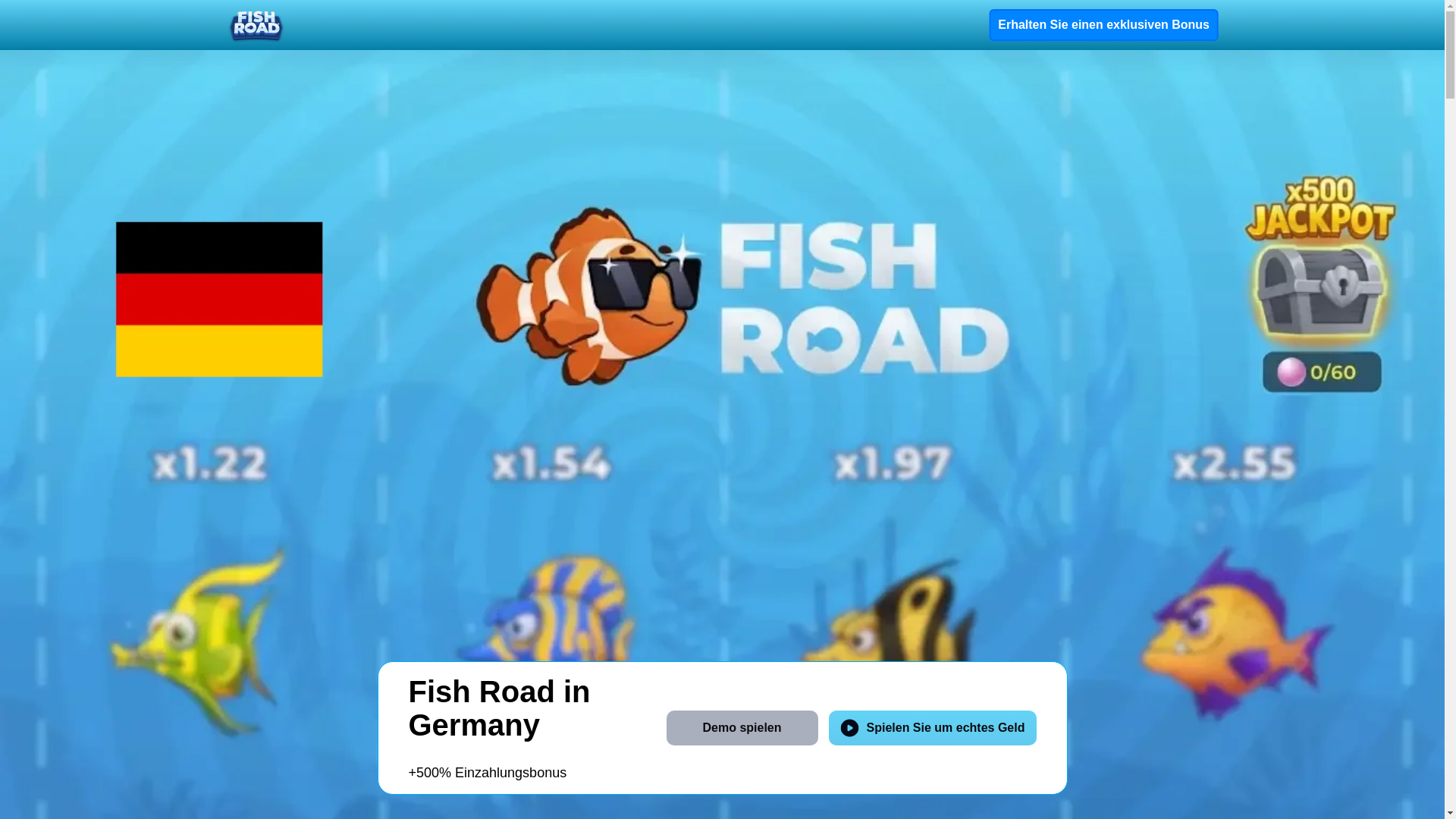 website screenshot of https://fishroadonline.de/