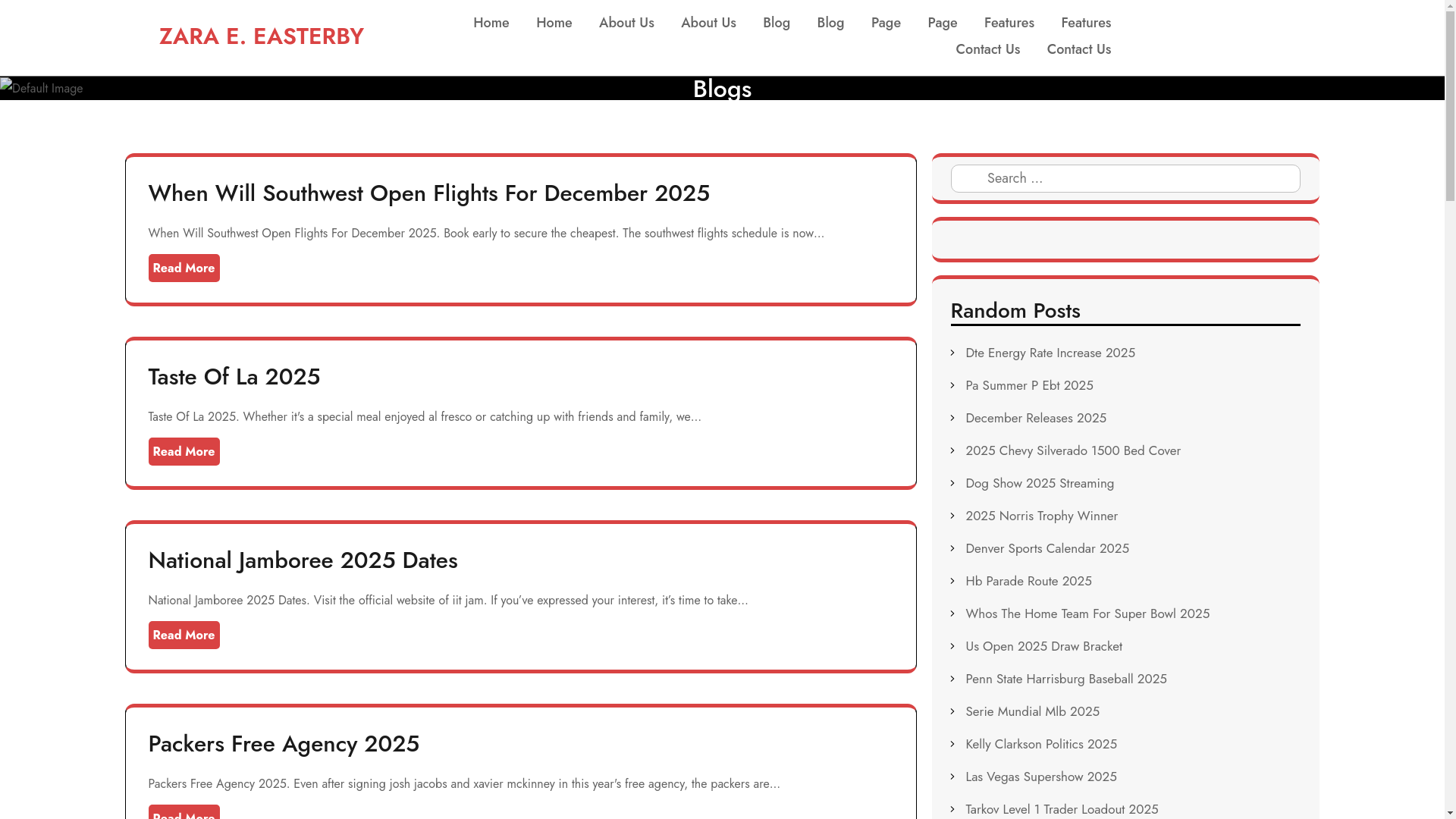 website screenshot of https://zaraeeasterby.pages.dev/