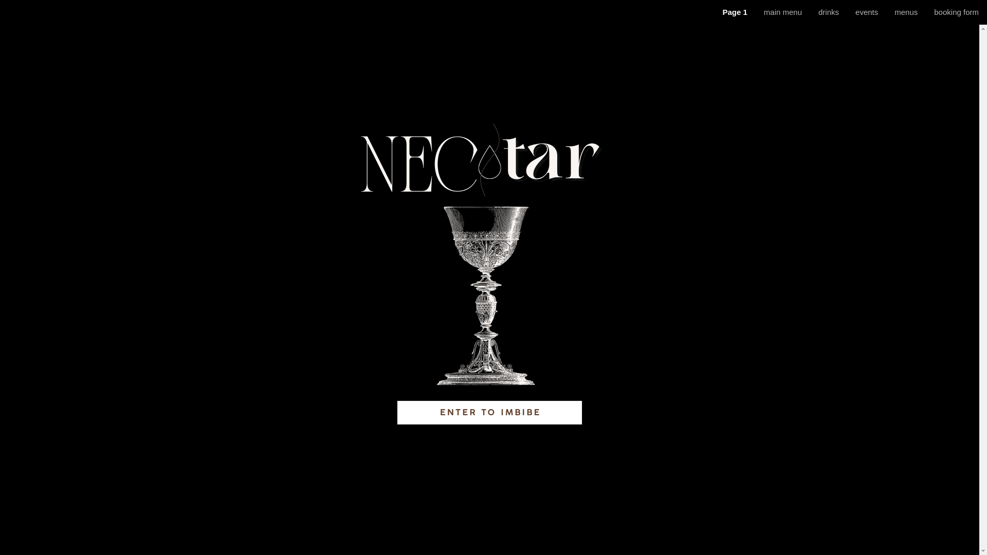 website screenshot of https://nectarherbal.com/