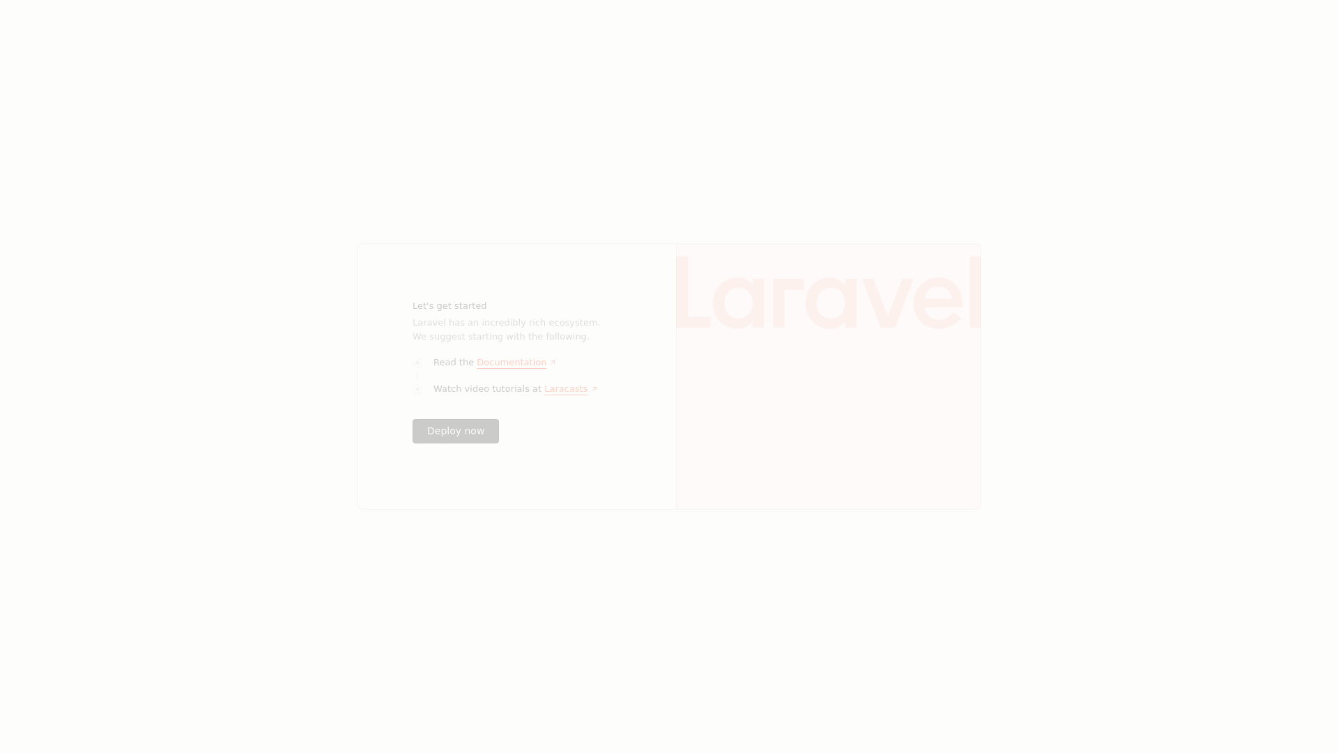 website screenshot of https://laravel-uadlm.sevalla.app