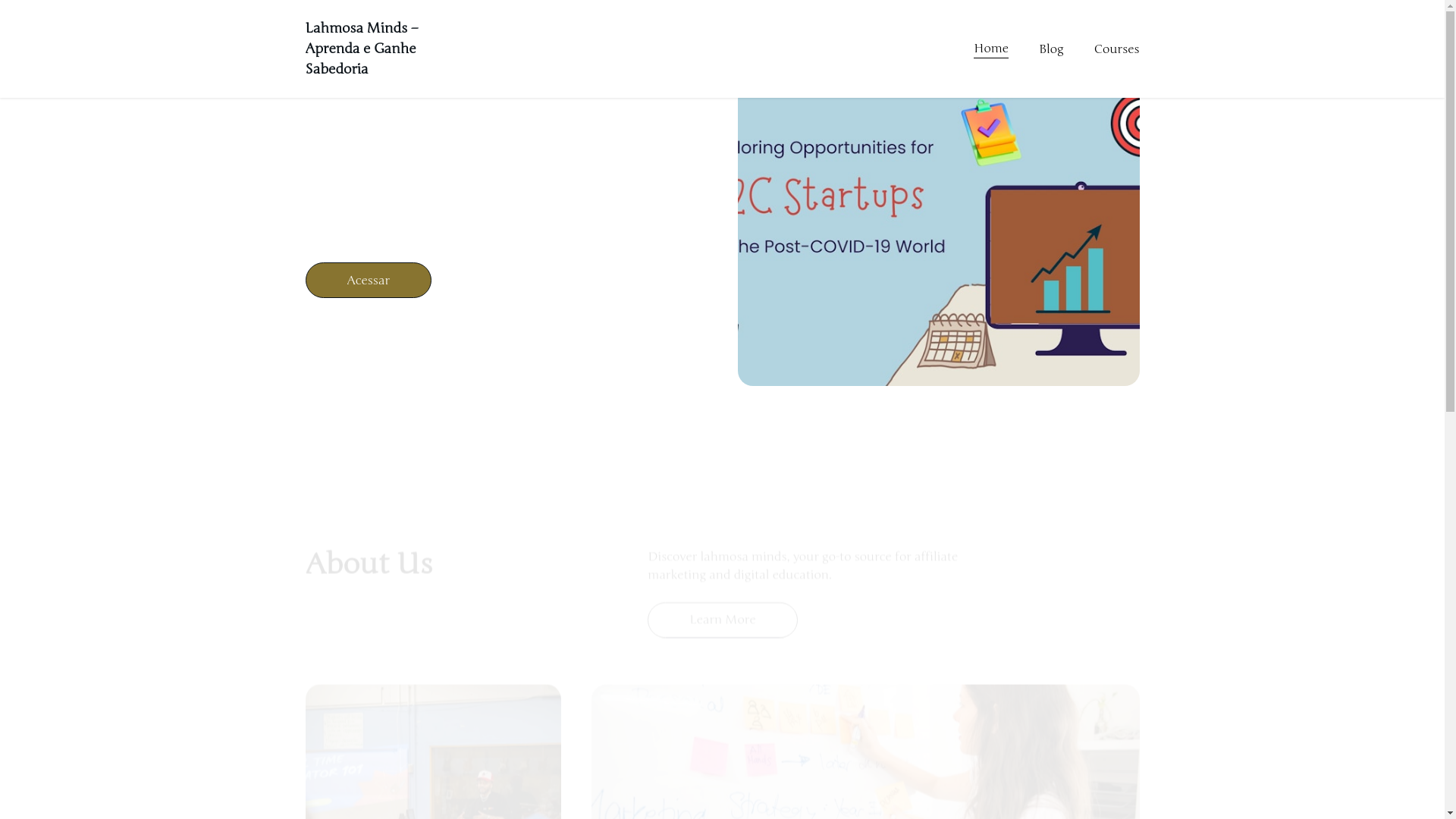 website screenshot of https://lahmosaminds.com.br/