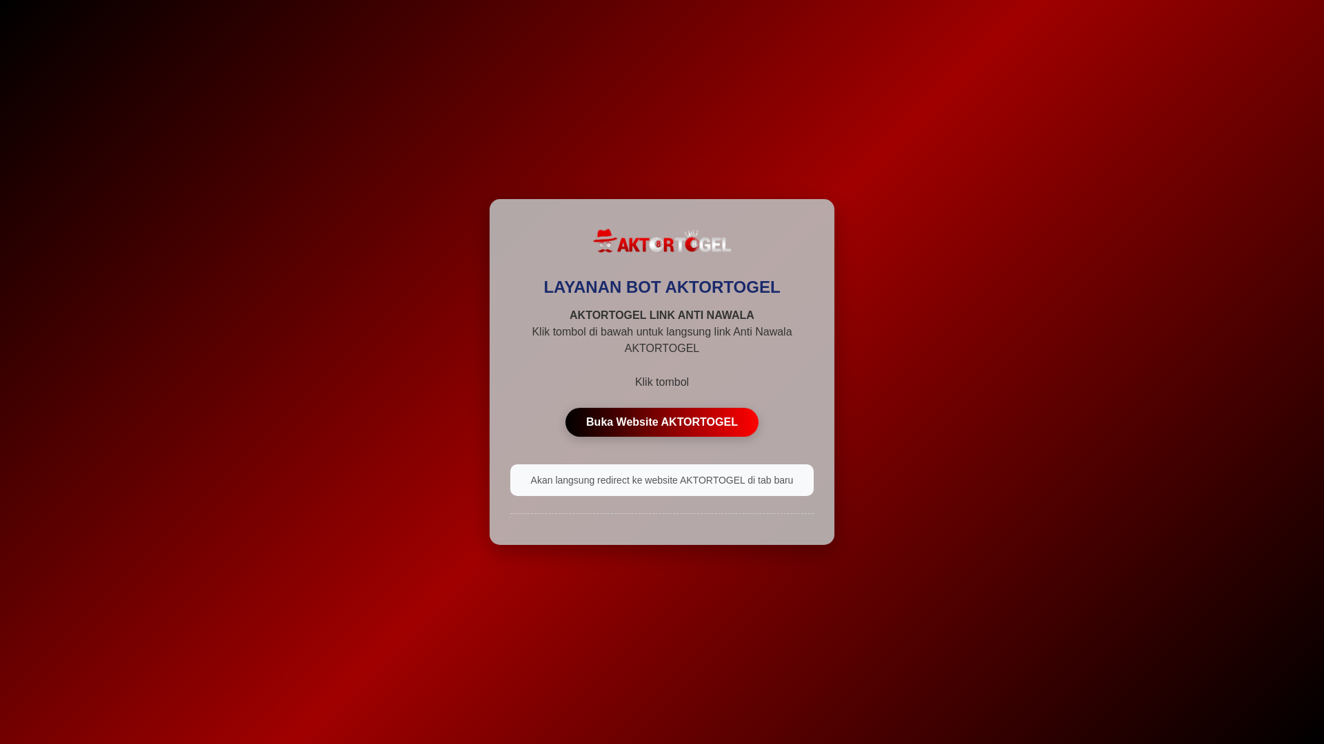 website screenshot of https://bot-aktortogel.com/