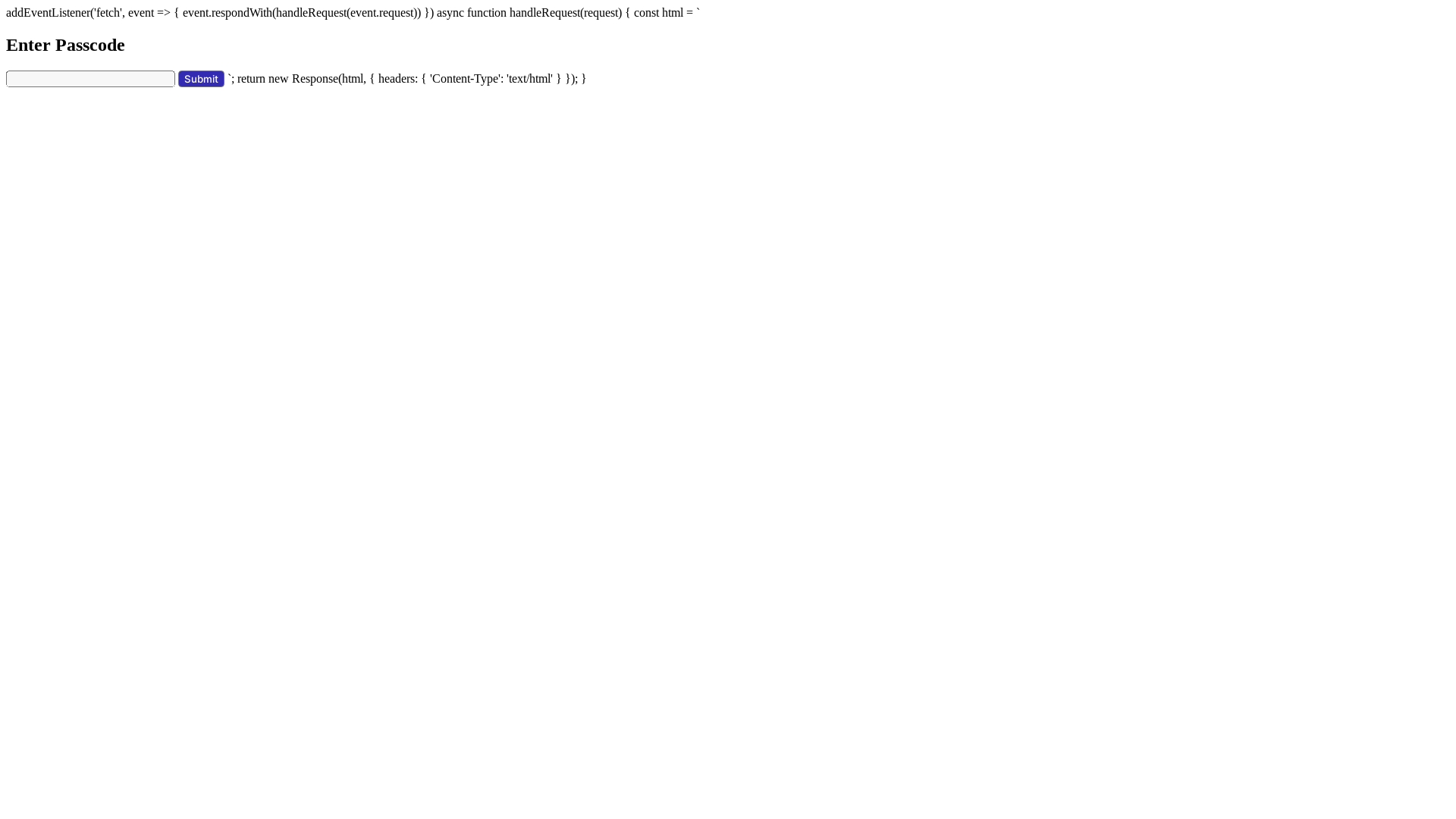website screenshot of https://internal-gatekeeper.pages.dev/