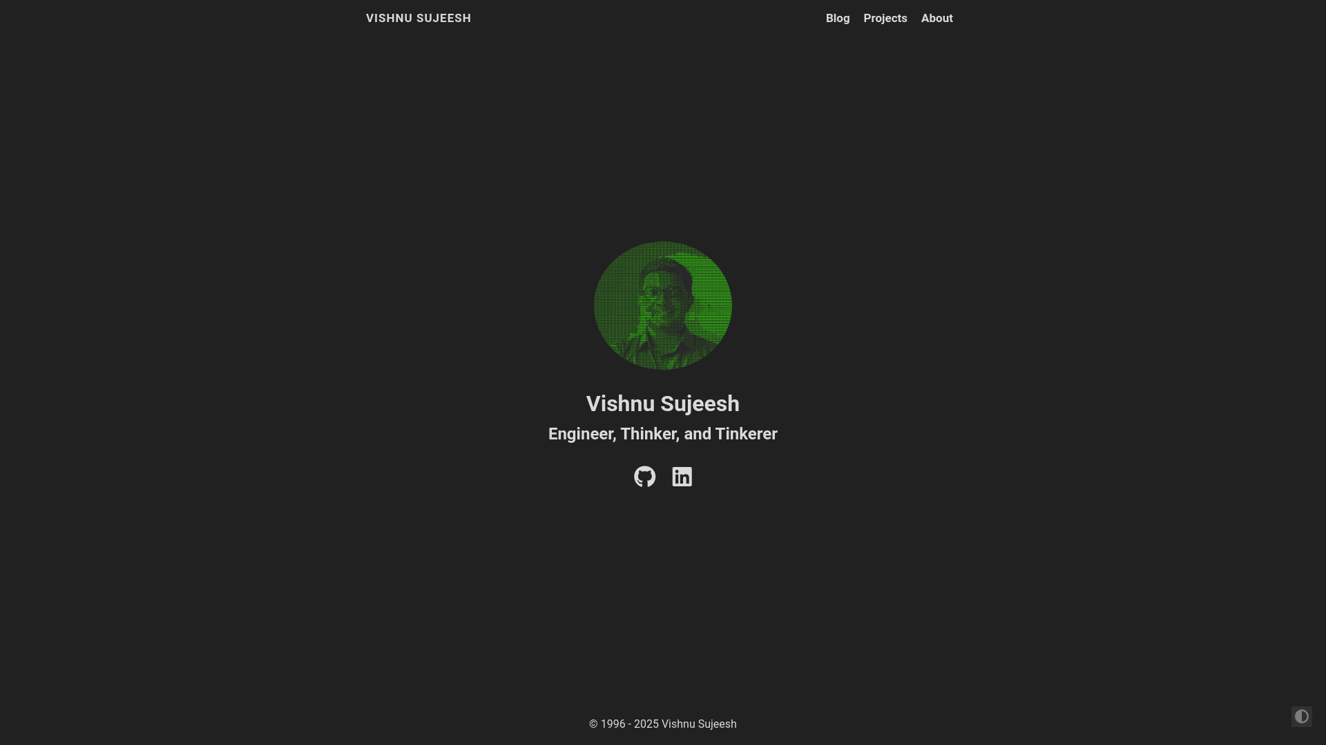 website screenshot of https://vishnusujeesh-com-hugo.pages.dev/