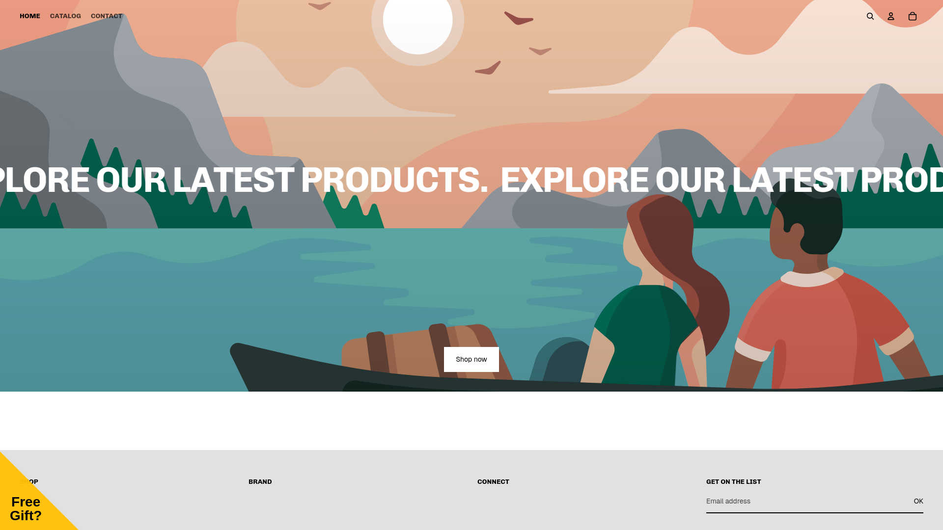 website screenshot of https://wamcards.ca/