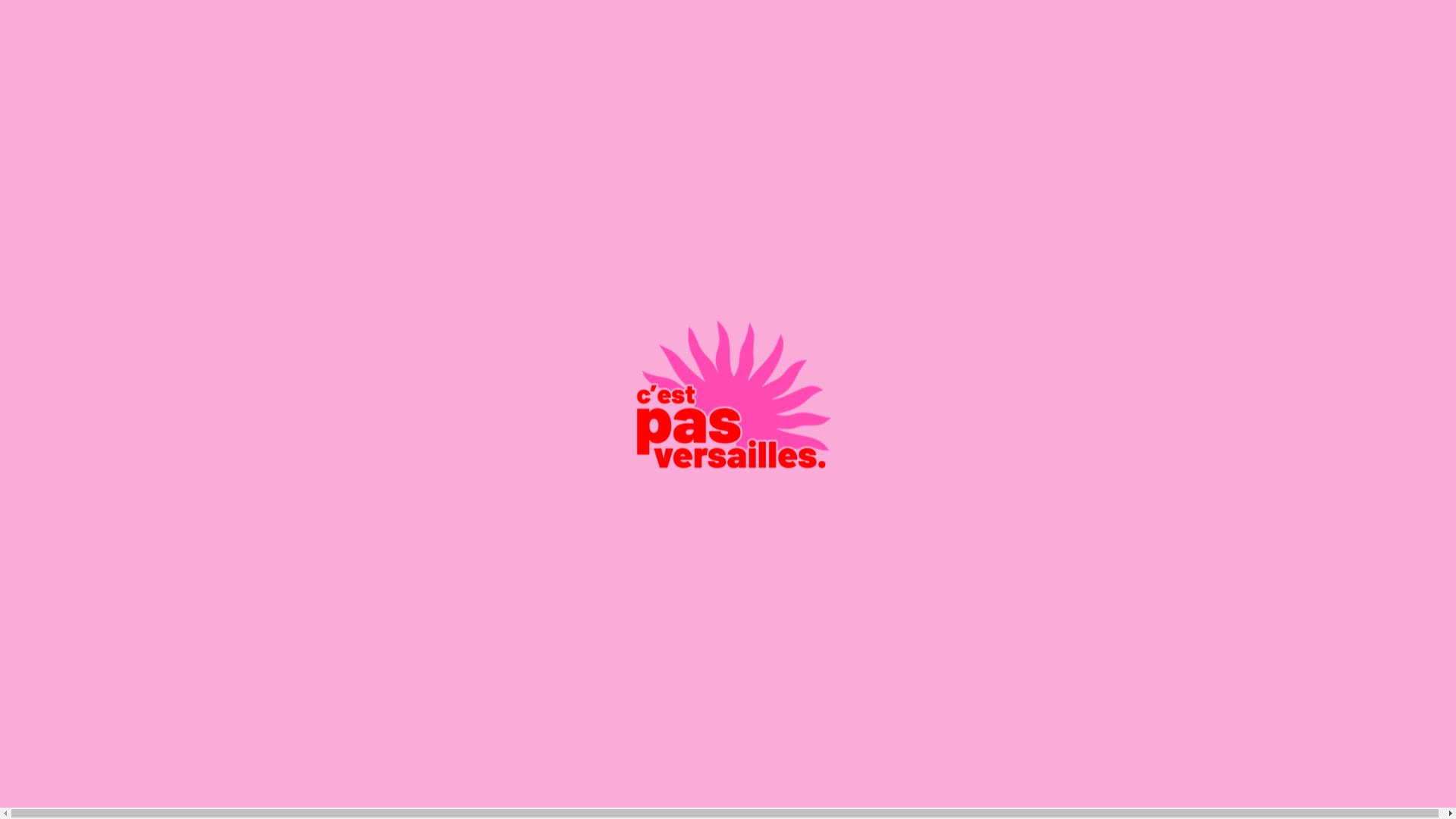 website screenshot of https://cest-pas-versailles.fr/