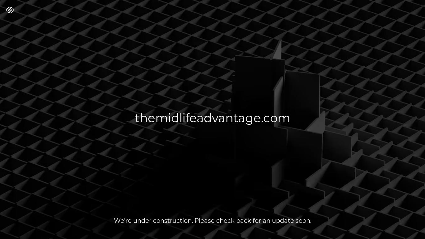 website screenshot of https://themidlifeadvantage.com/