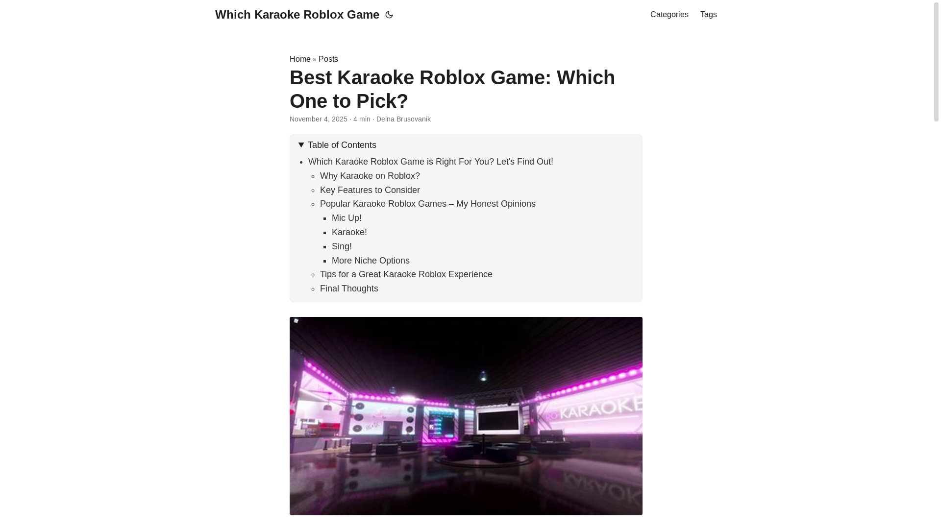 website screenshot of https://which-karaoke-roblox-game.pages.dev/