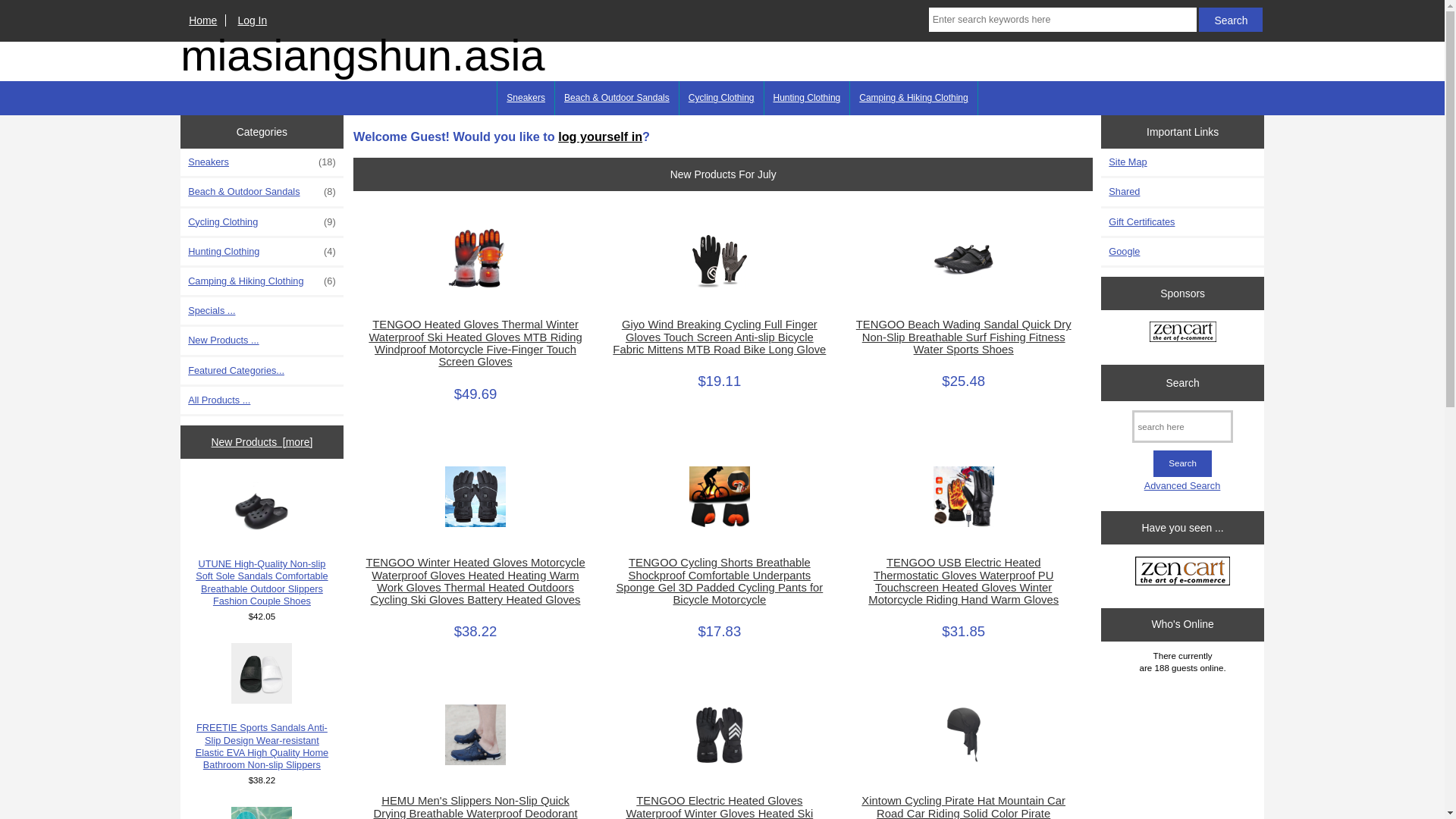 website screenshot of https://miasiangshun.asia/