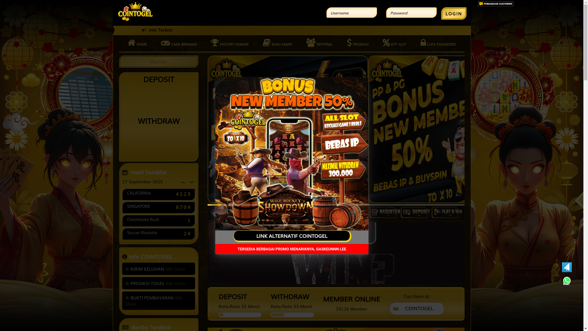 website screenshot of https://cointogelbig.click/