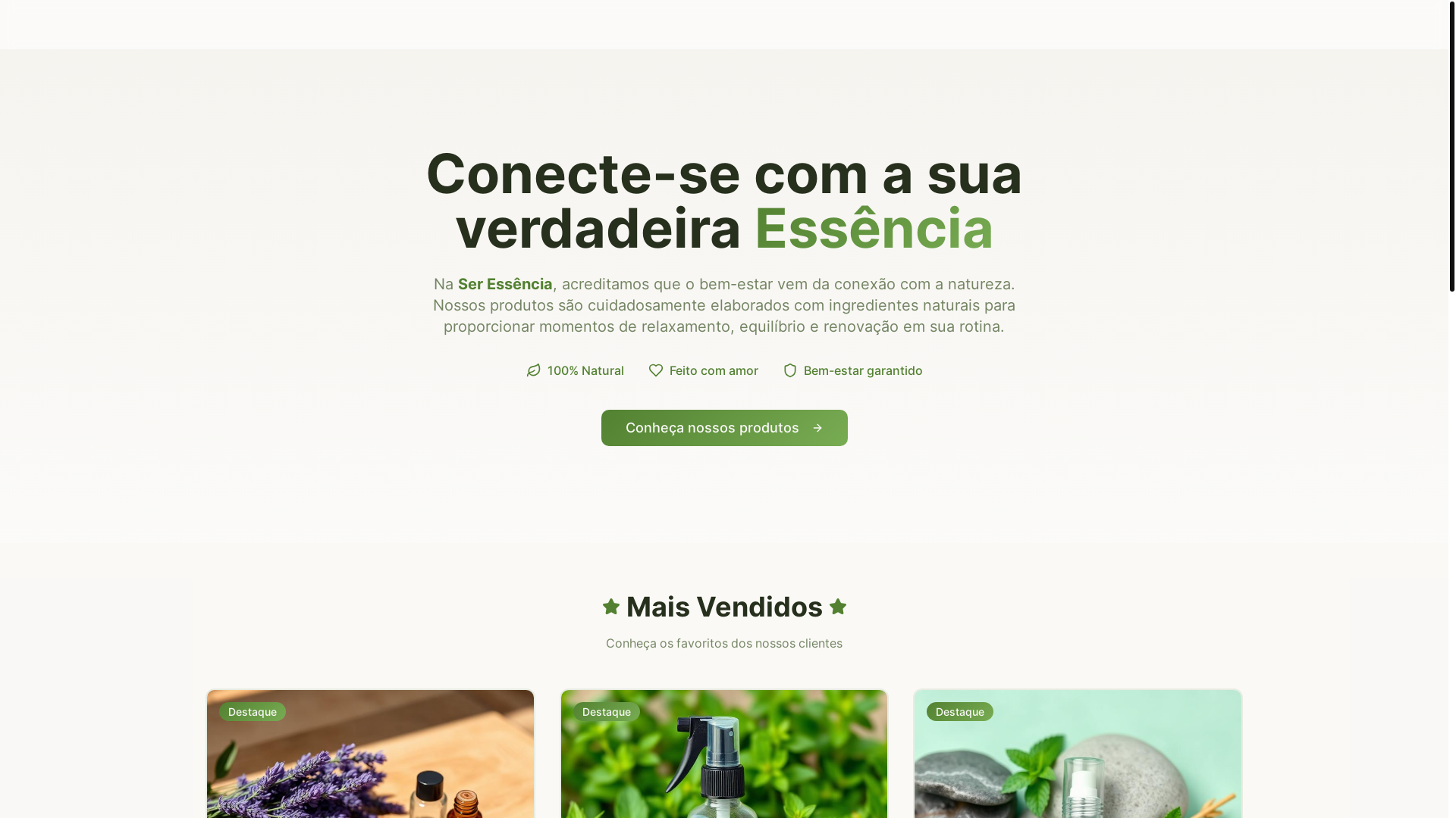 website screenshot of https://ser-essencia-website.pages.dev/