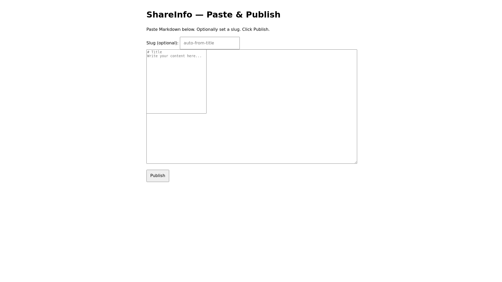 website screenshot of https://shareinfo-site.pages.dev/