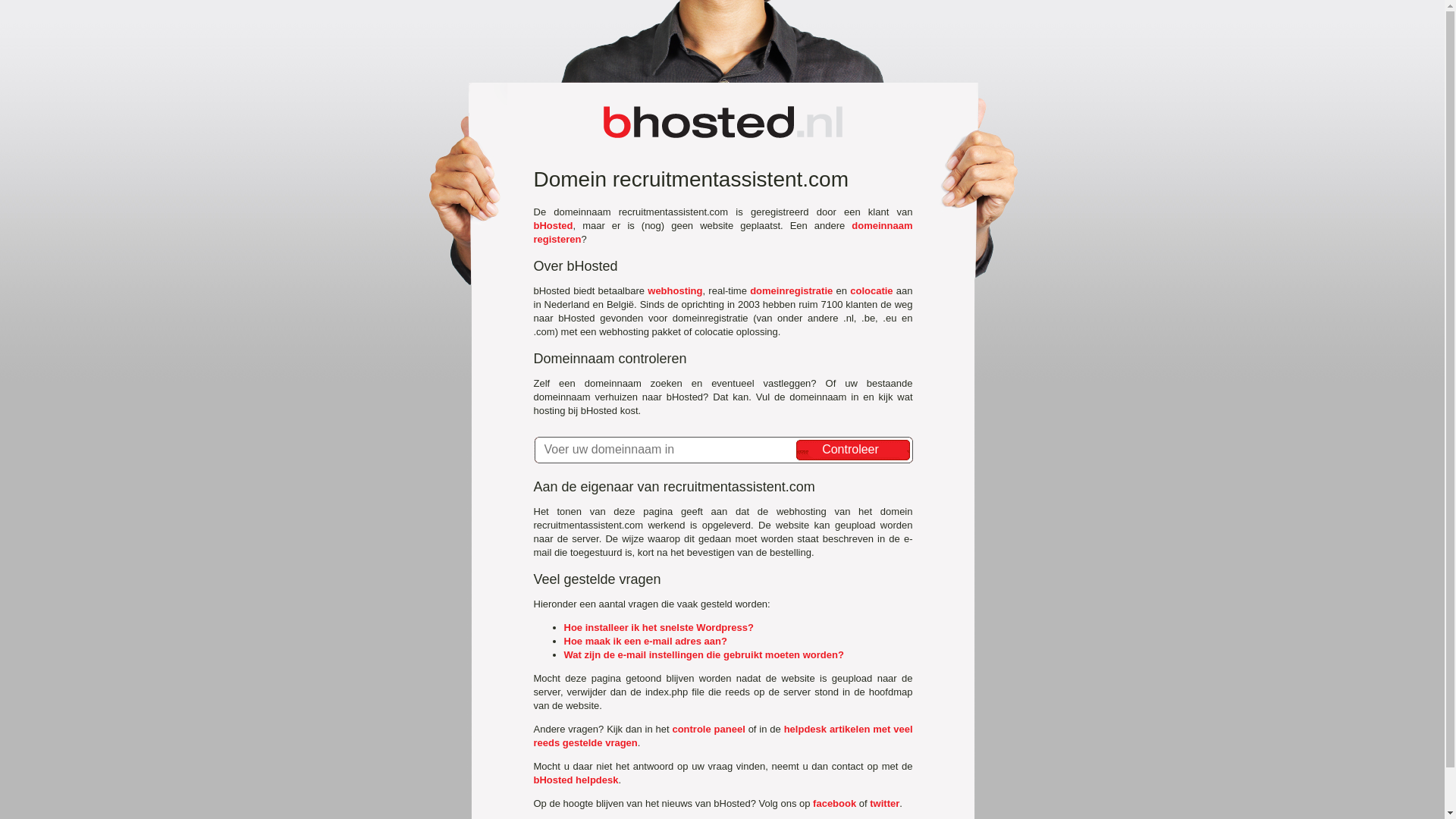website screenshot of https://recruitmentassistent.com/
