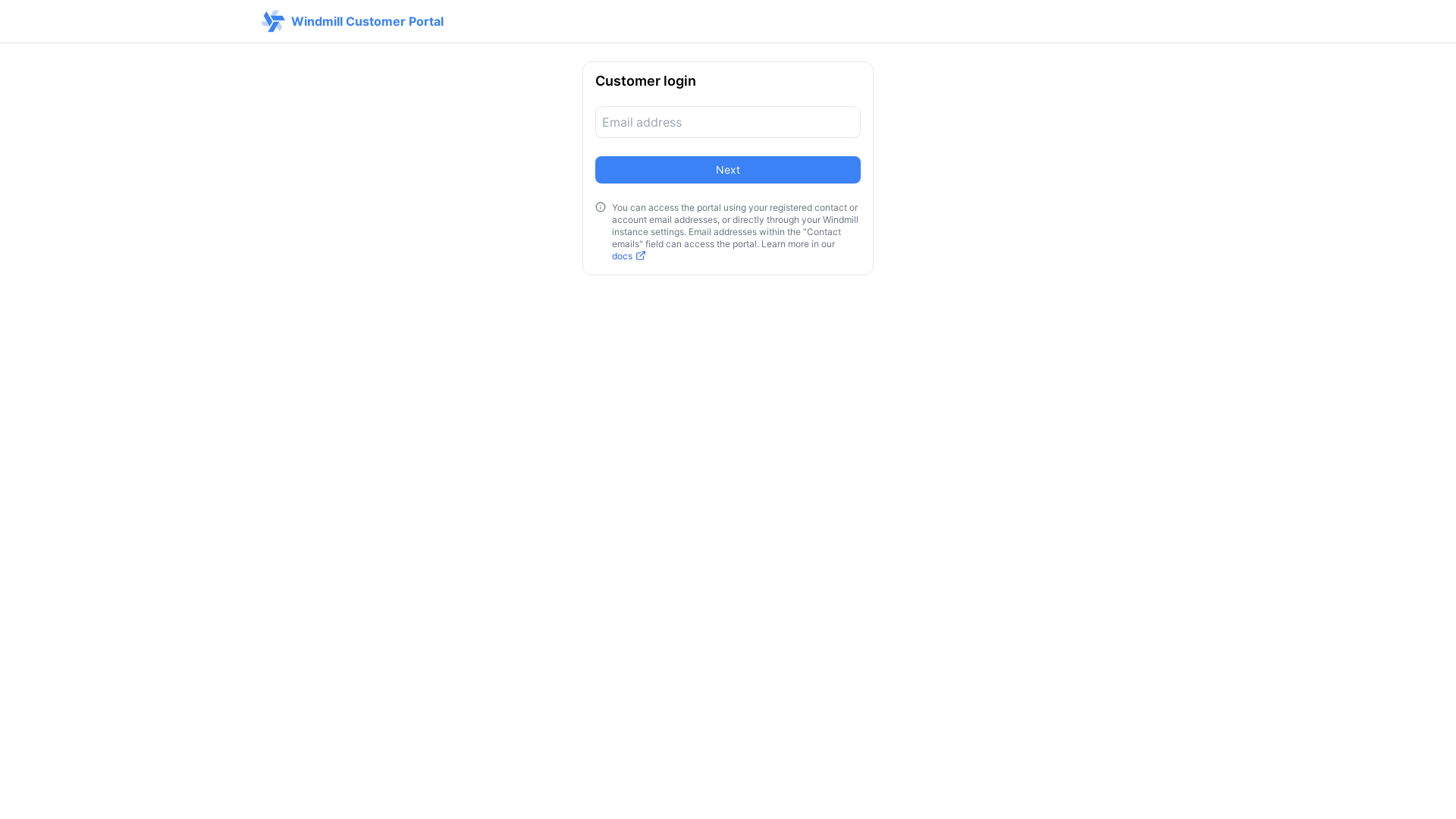 website screenshot of https://windmill-customer-service.pages.dev/