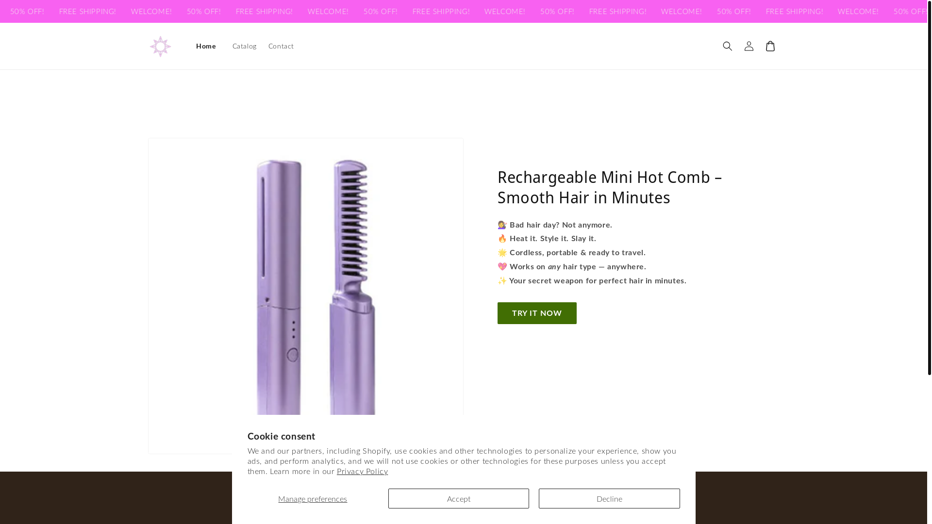 website screenshot of https://kitchnow.store/