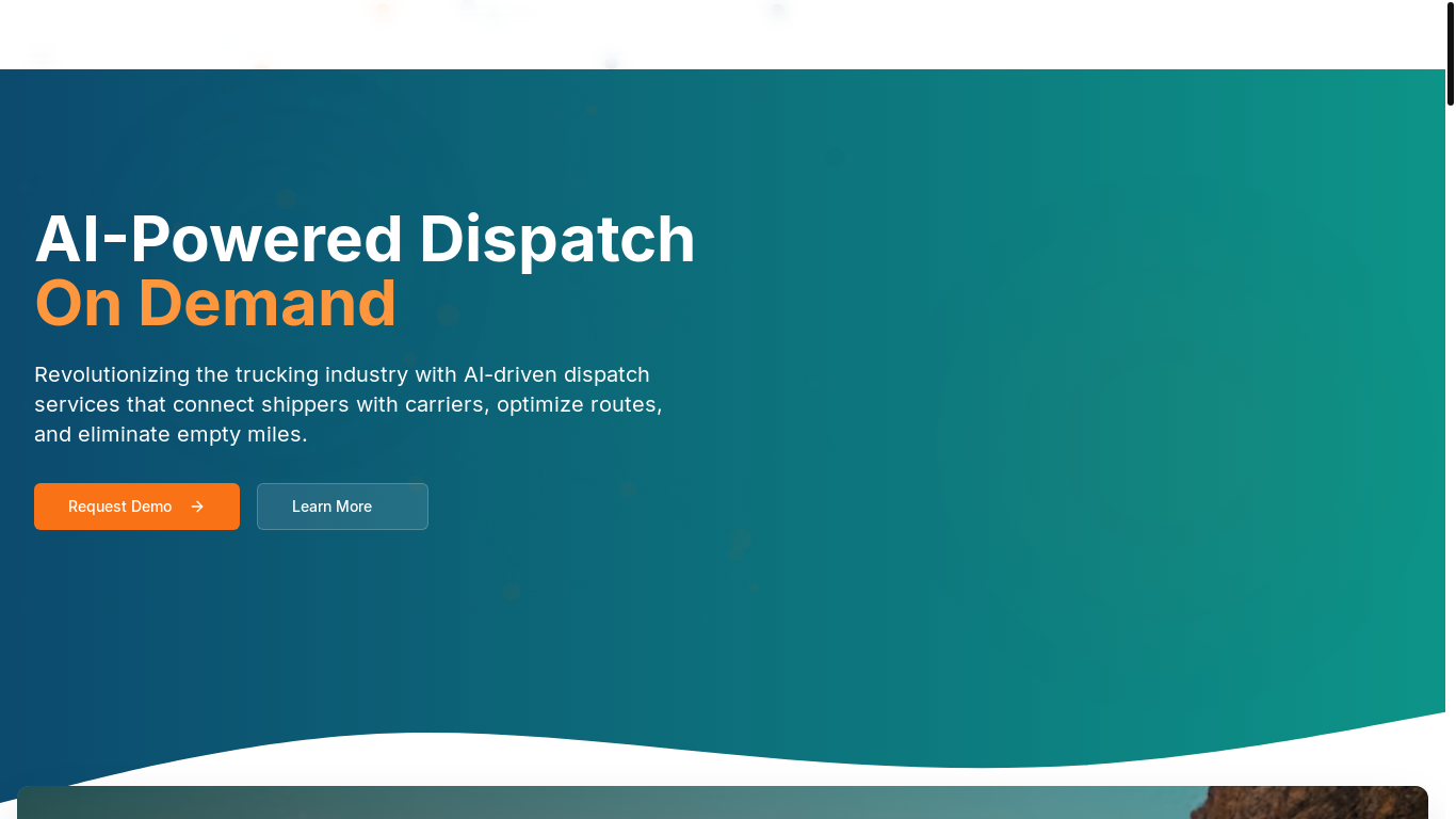 website screenshot of https://dispatchdemand.com/