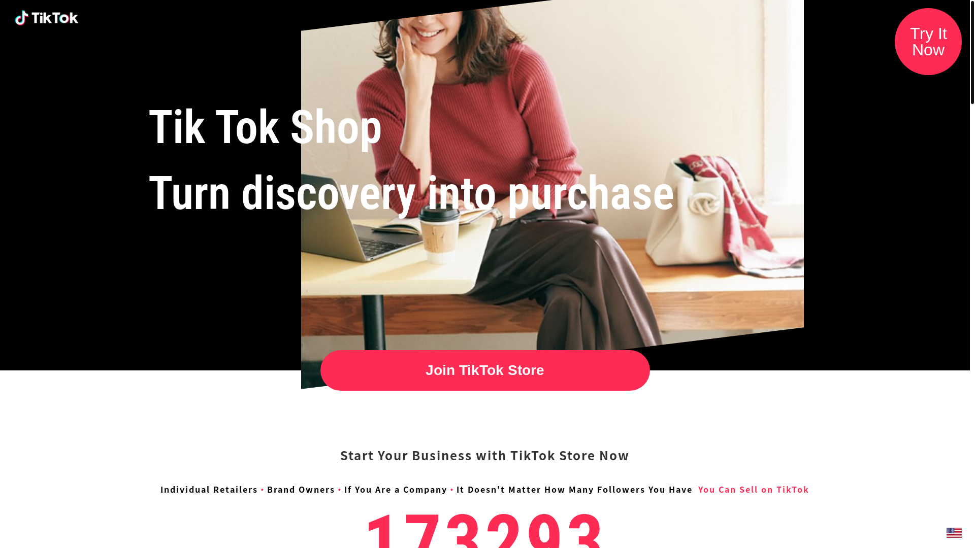 website screenshot of https://tks-brshoplive.com/
