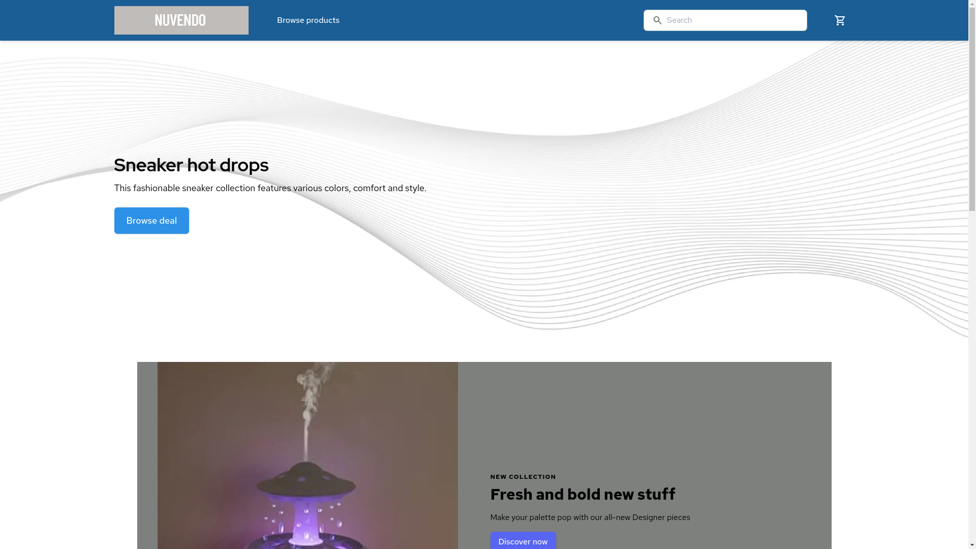 website screenshot of https://nuvendo.pl/