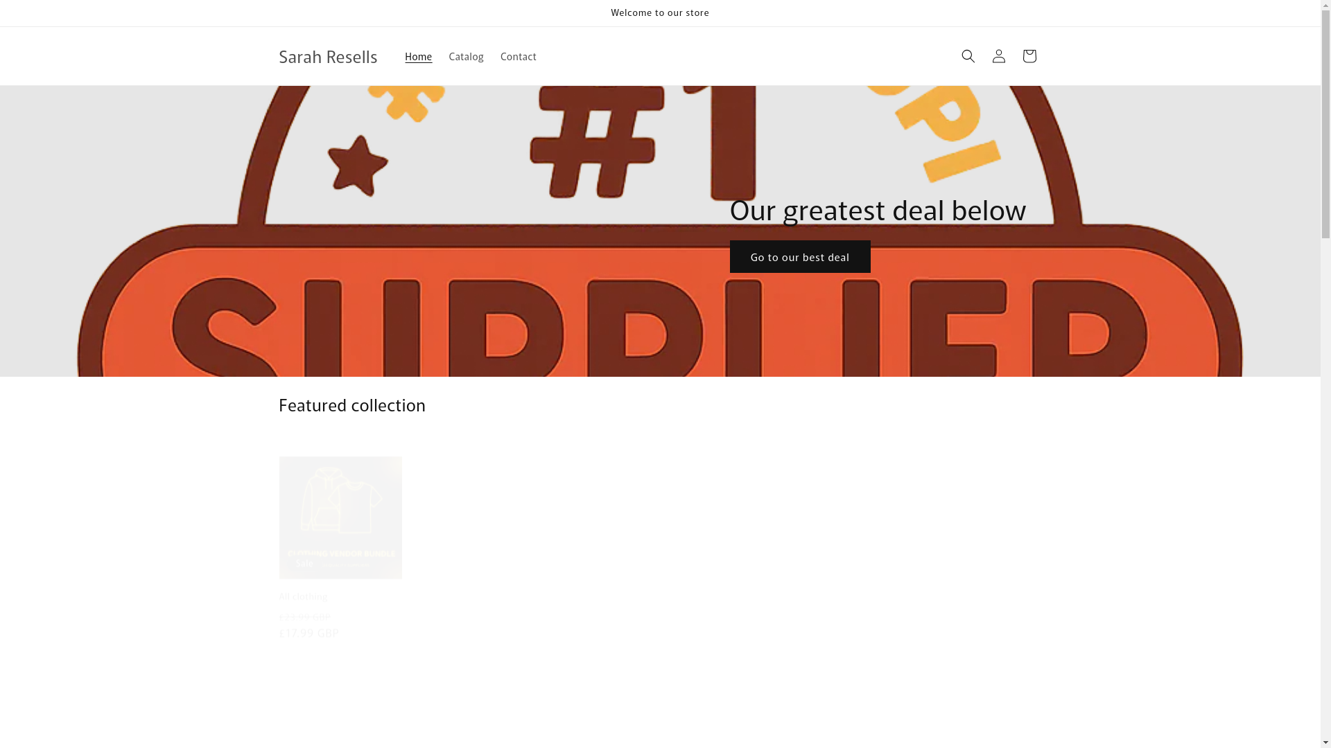 website screenshot of https://sarahresell.com/