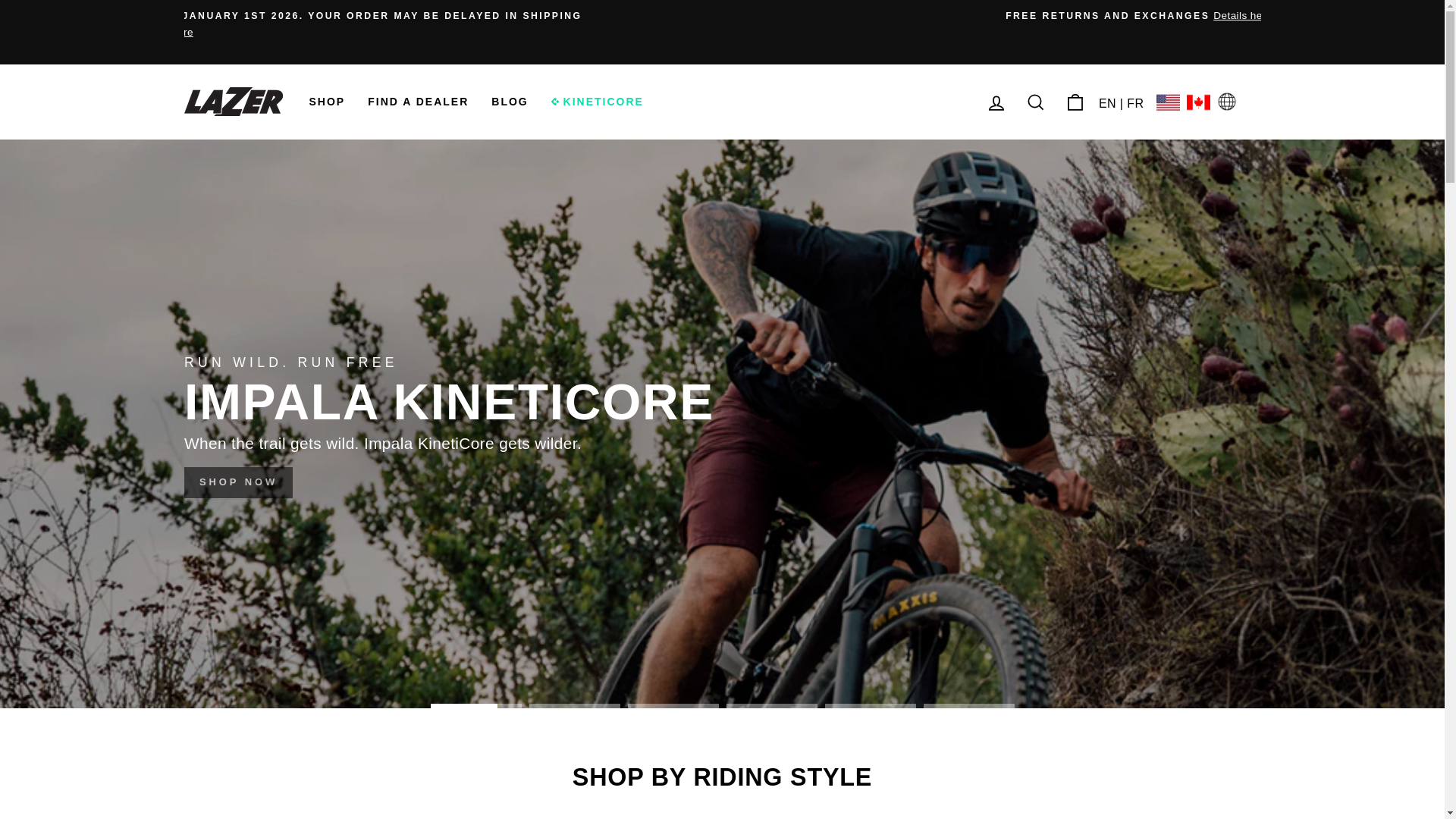 website screenshot of https://lazersport.ca/