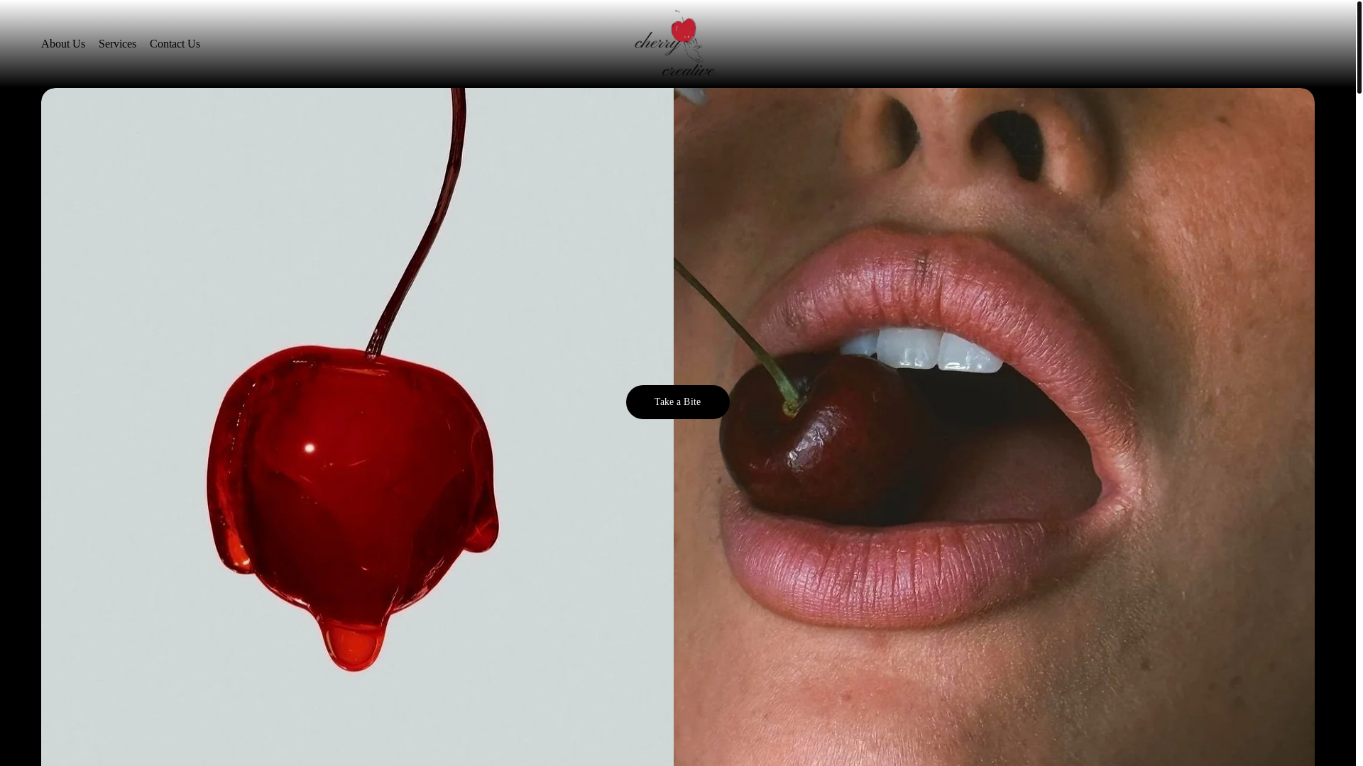 website screenshot of https://cherrycreativestudios.com/