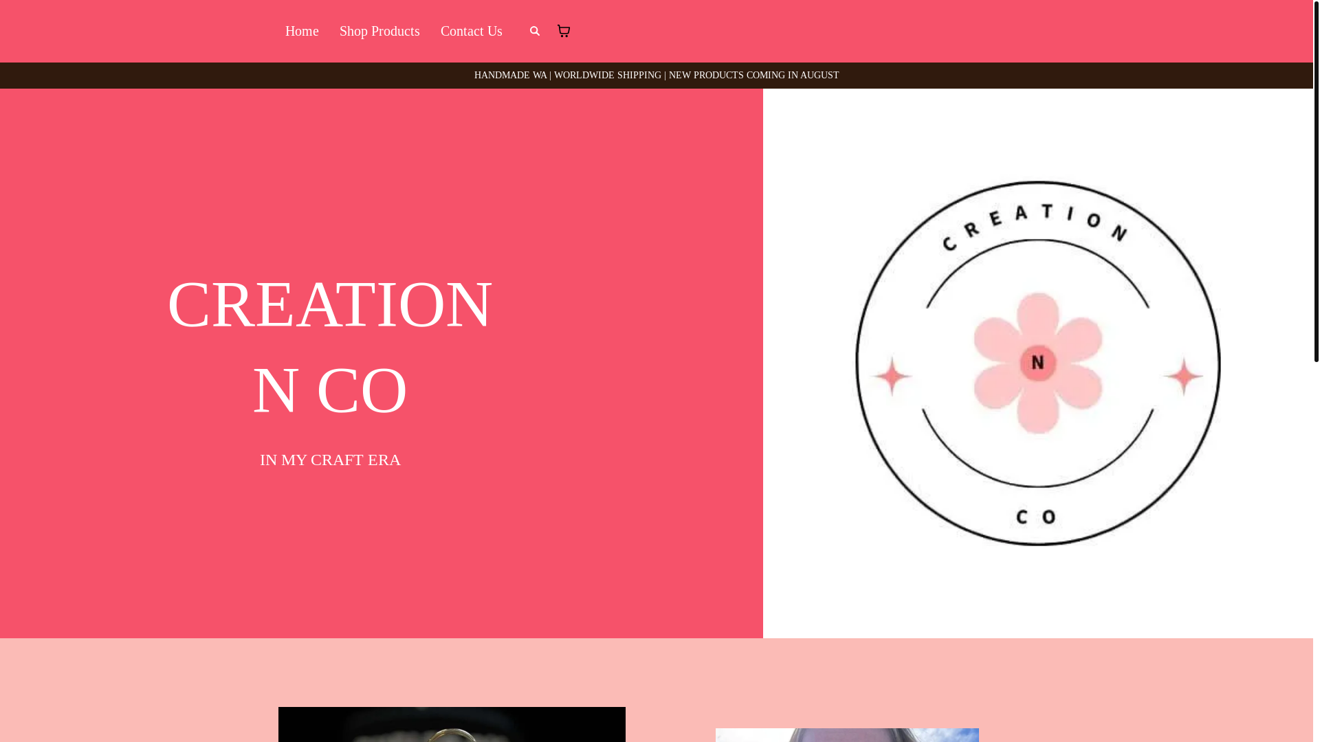 website screenshot of https://hellocreationnco.com/