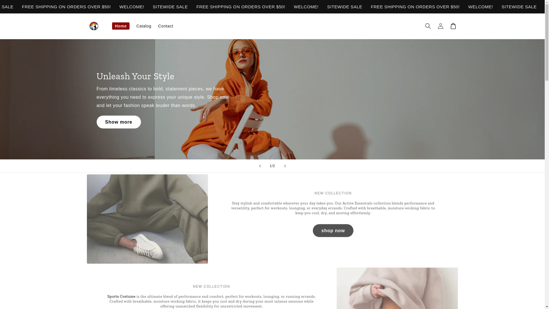 website screenshot of https://fleceroyale.store/