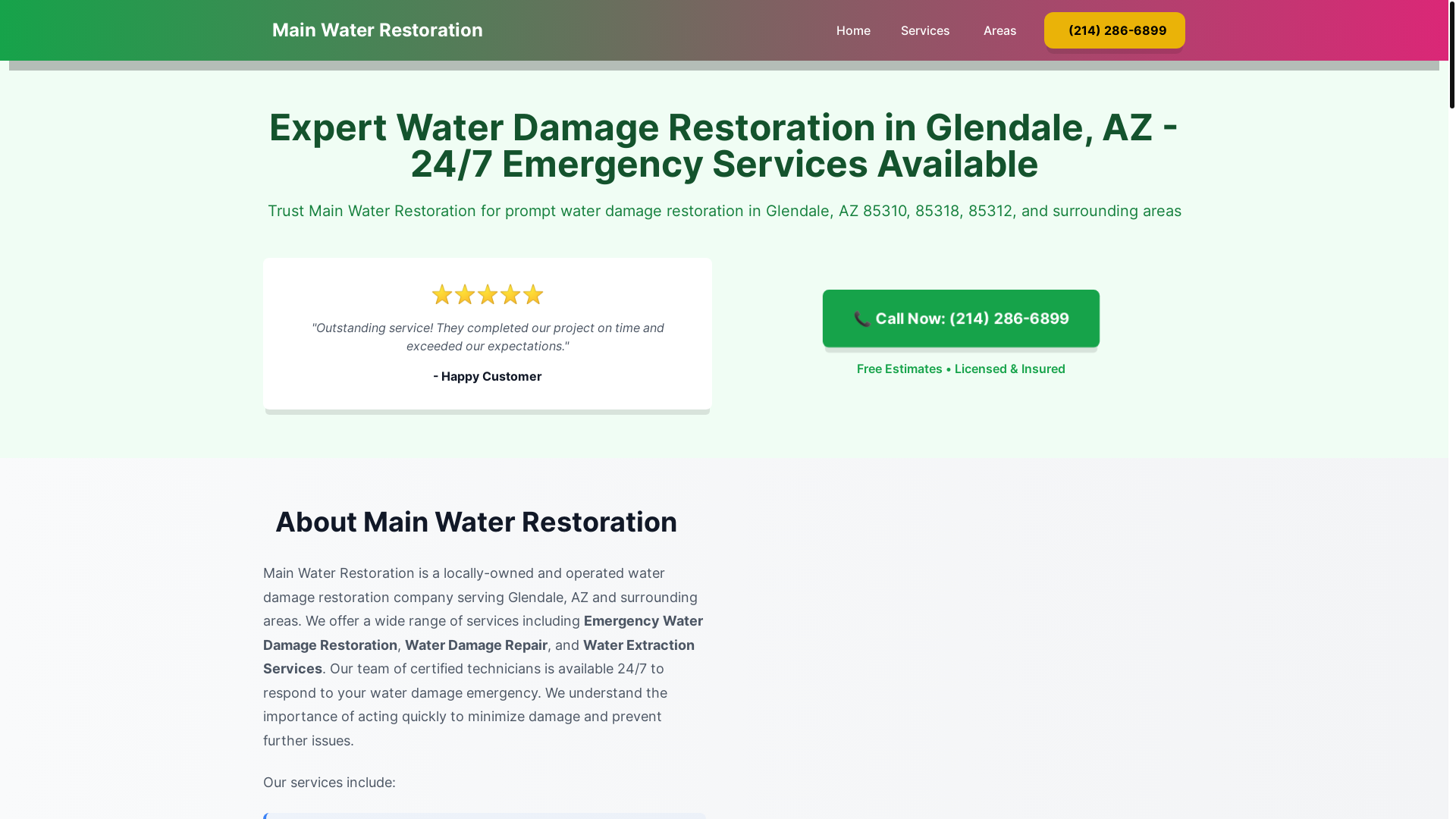 website screenshot of https://water-damage-restoration-glendale-az.pages.dev/