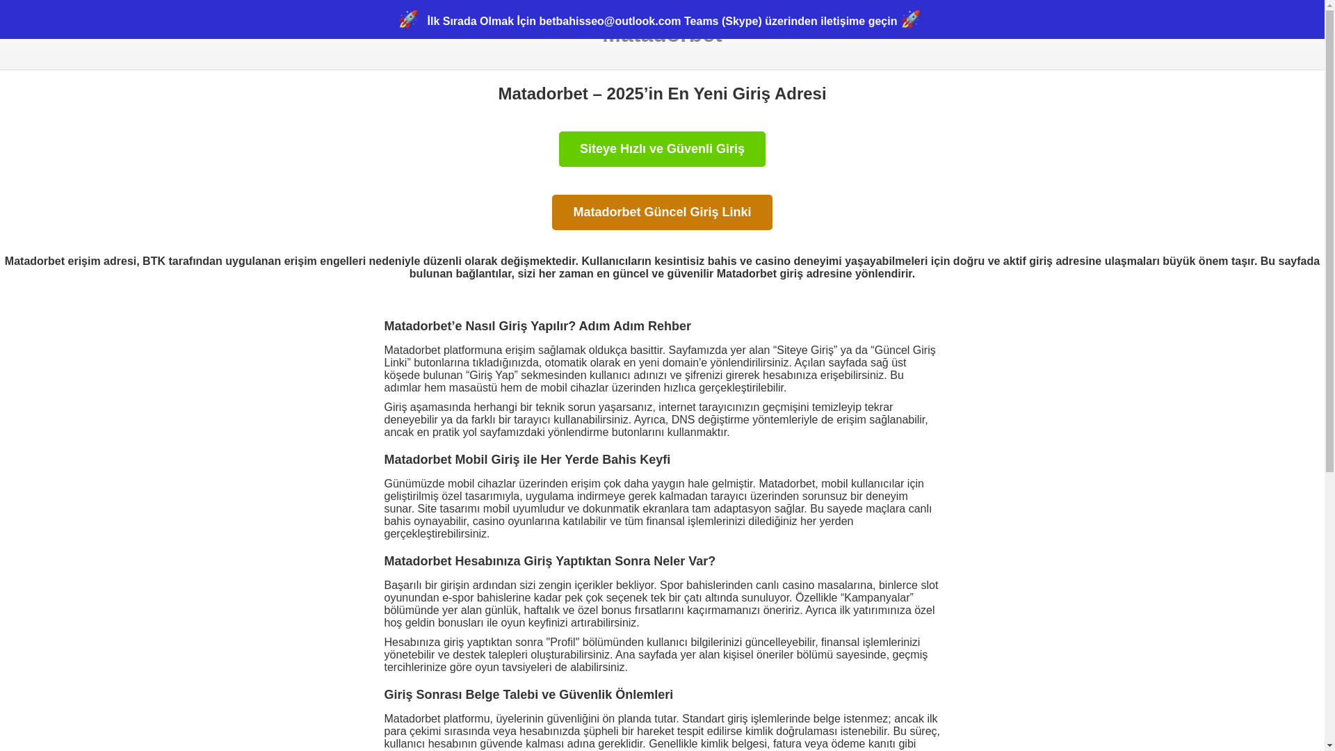 website screenshot of https://guncel-matadorbet-bonus-top.pages.dev/