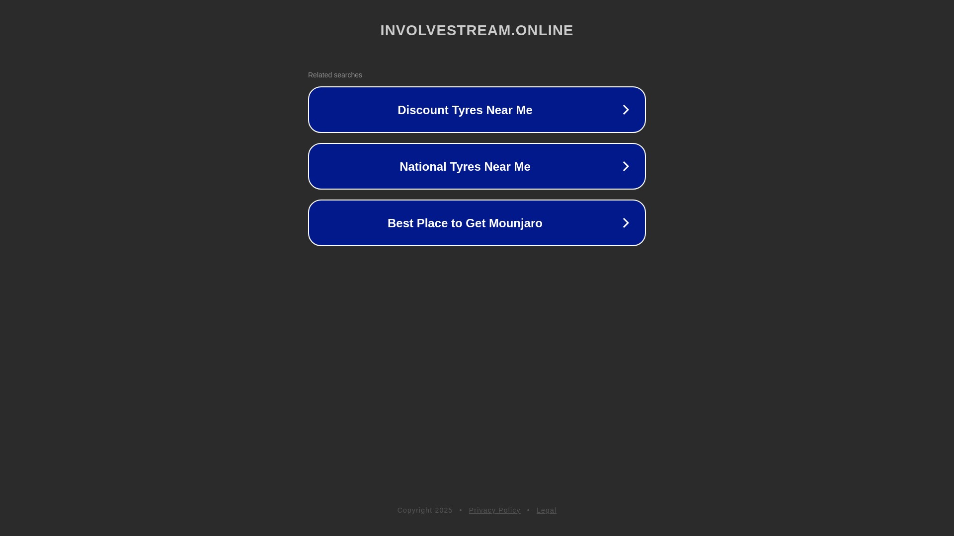 website screenshot of https://involvestream.online/