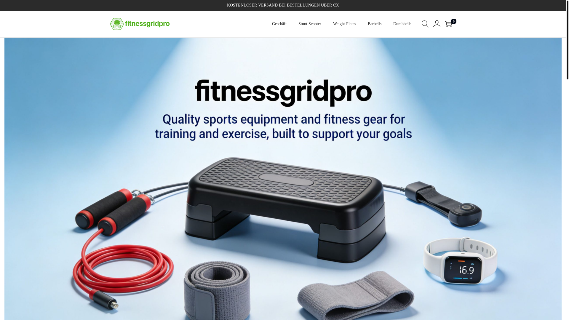 website screenshot of https://fitnessgridpro.com/