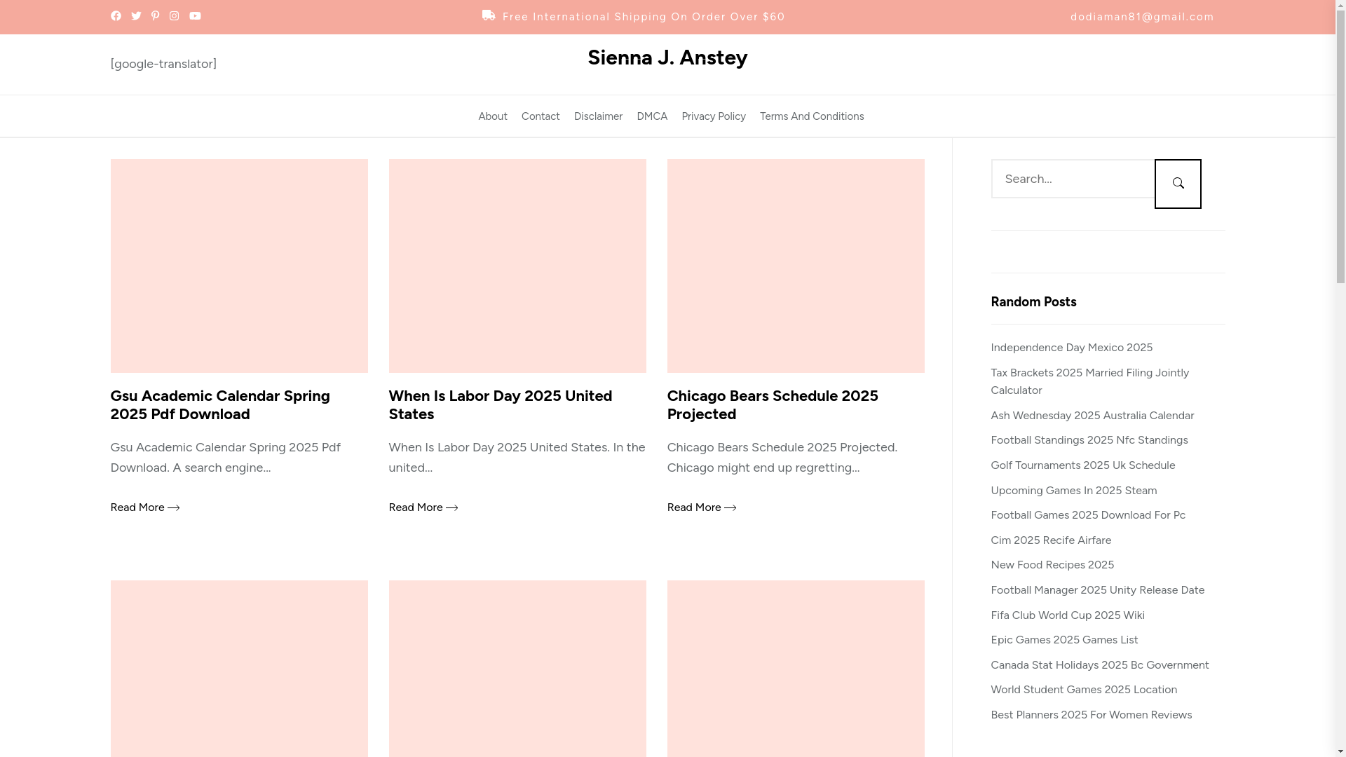 website screenshot of https://siennajanstey.pages.dev/